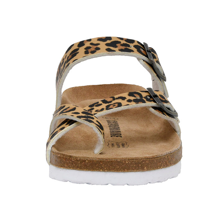 Luna Cork Footbed Sandal Leopard