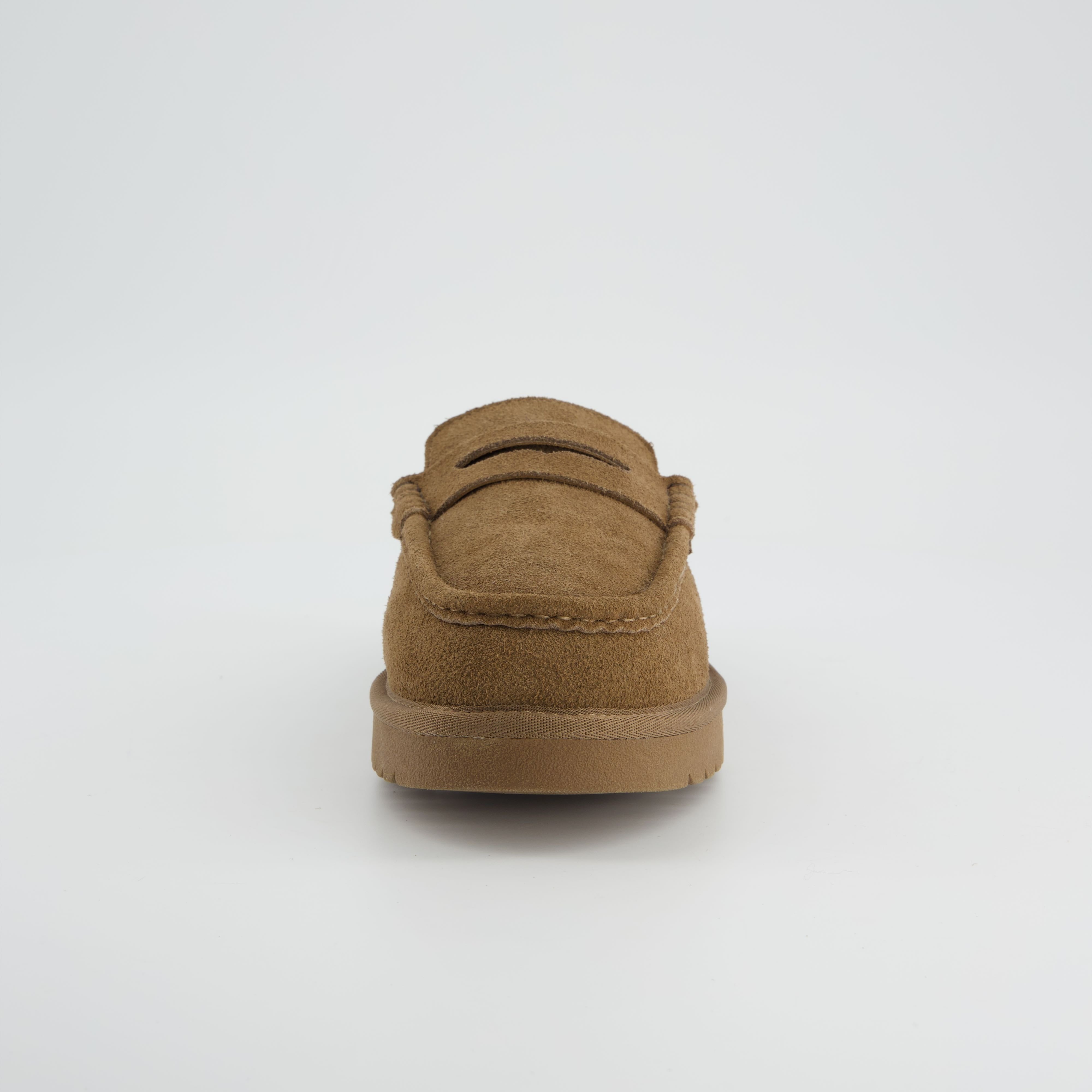 Ollie Suede Slippers Brown