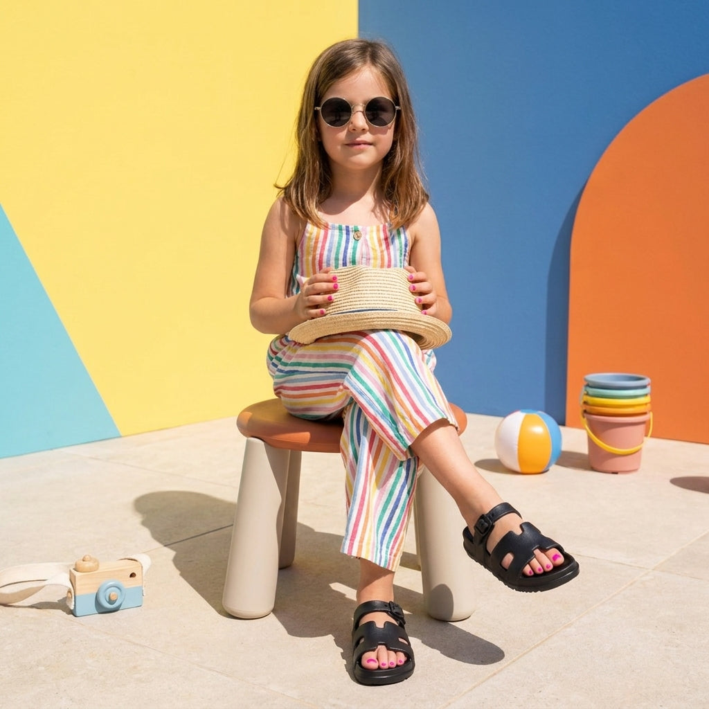 Orbit Kids Sandals Black Medium