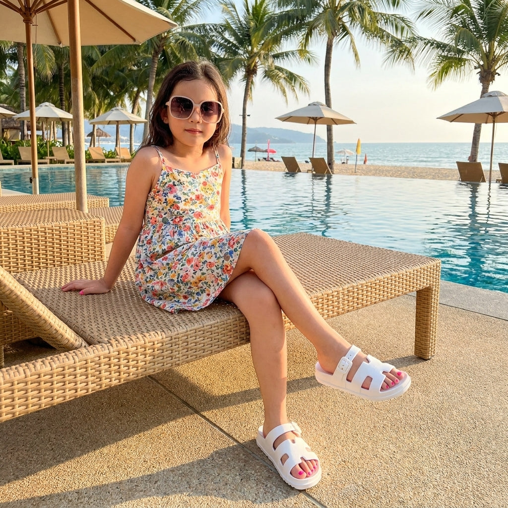Orbit Kids Sandals Off-White Medium