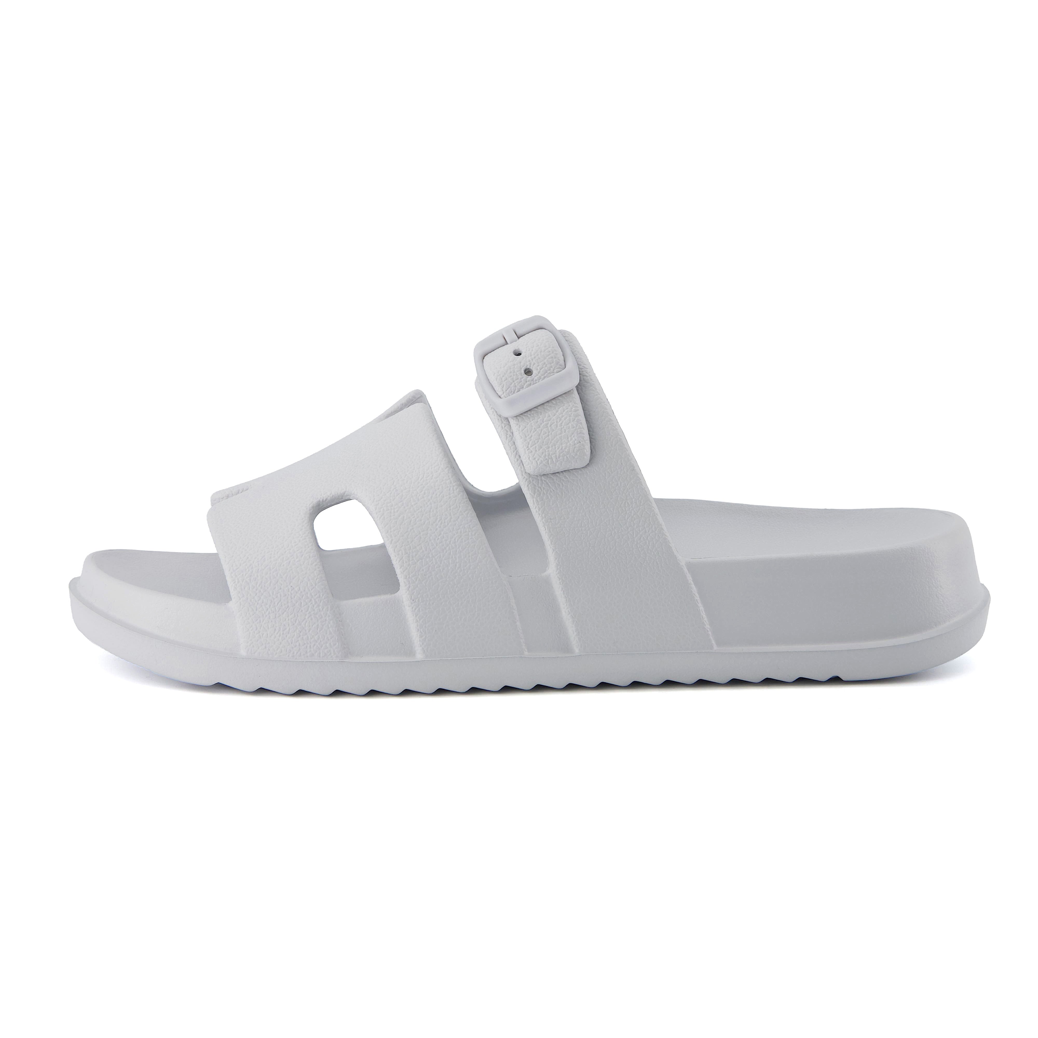 Orbit Slide Sandals Light Gray Medium