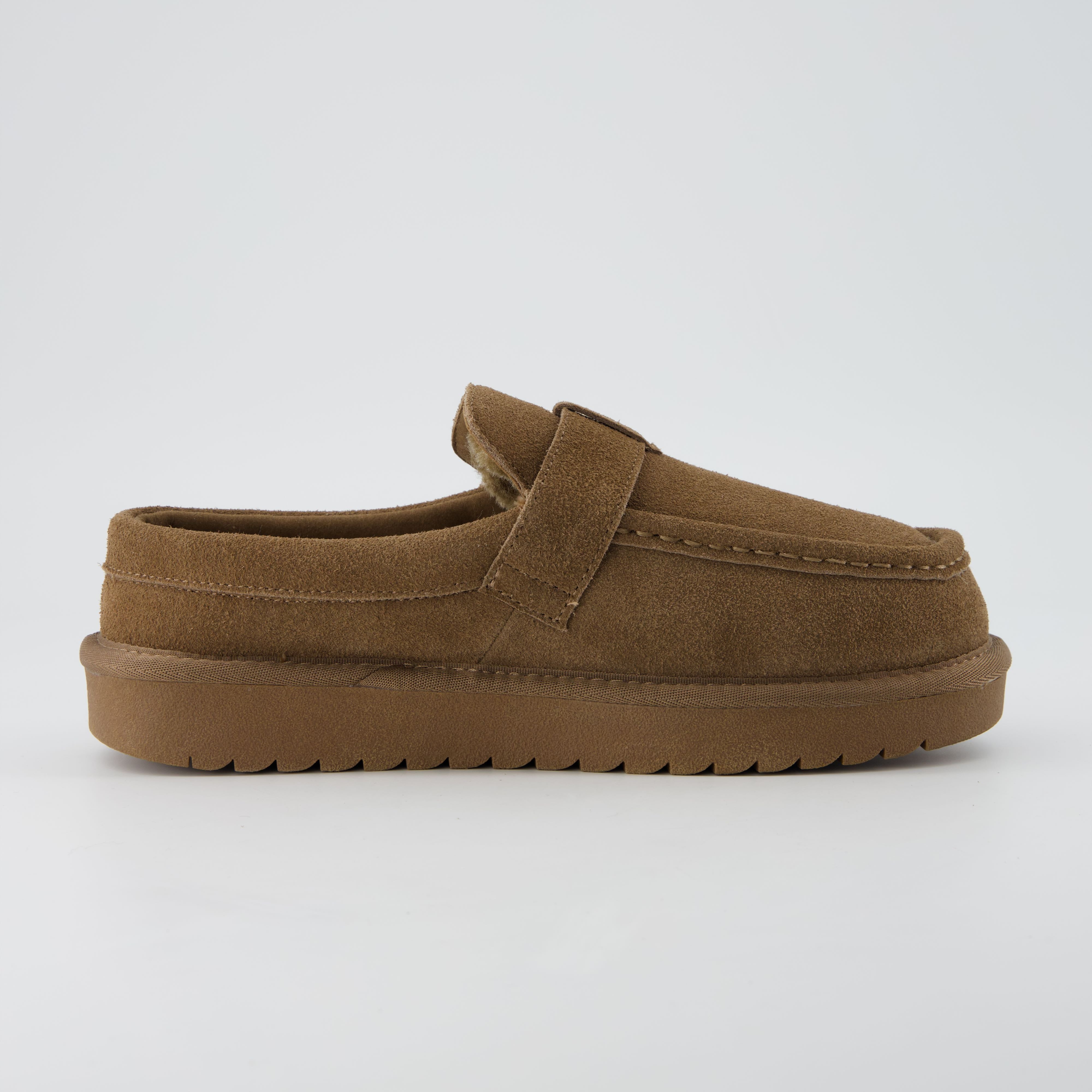 Origin Suede Slippers Brown