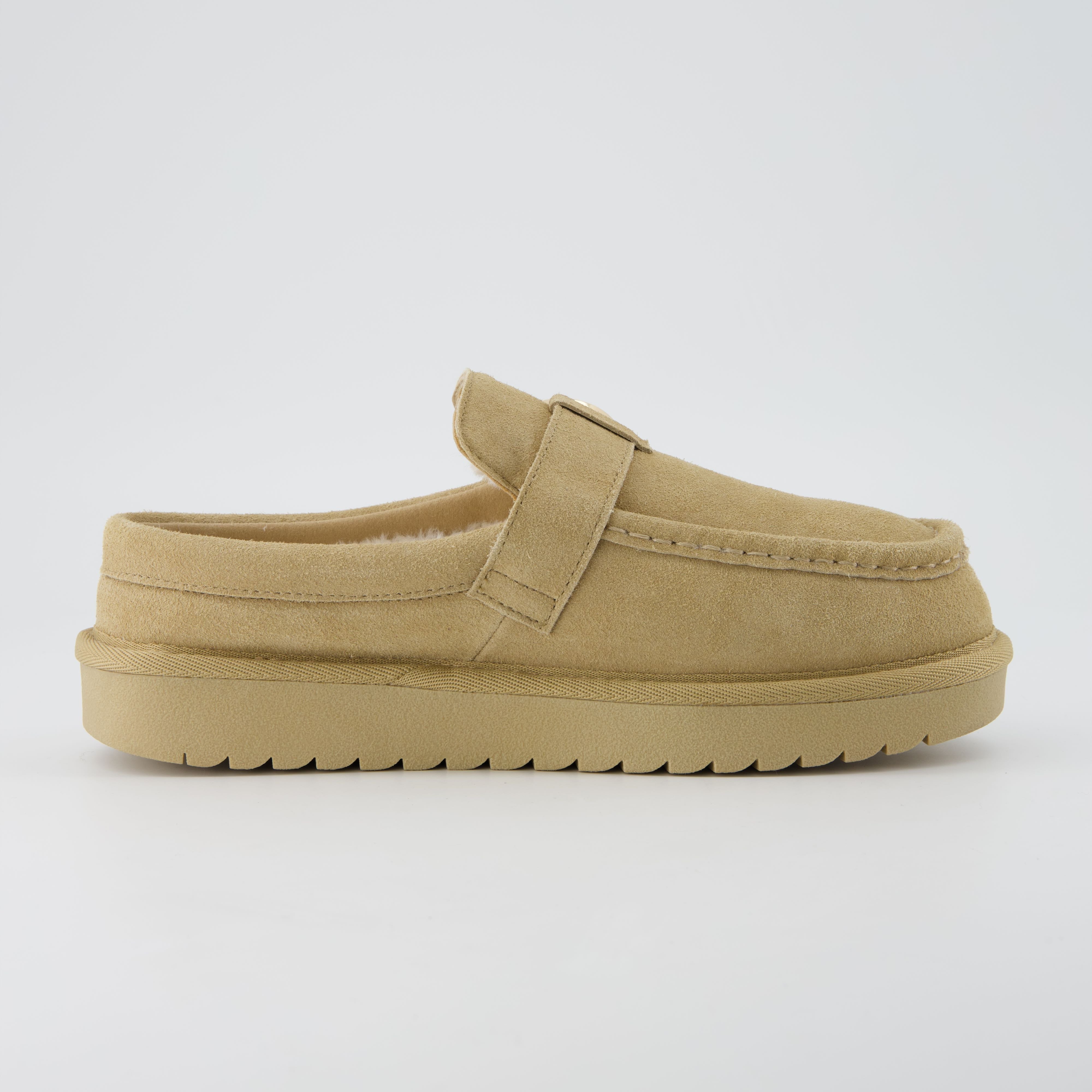 Origin Suede Slippers Biscuit