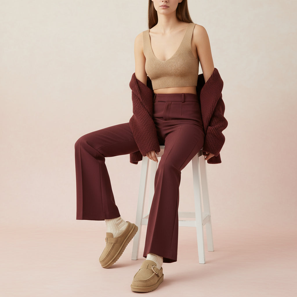 Origin Suede Slippers Biscuit