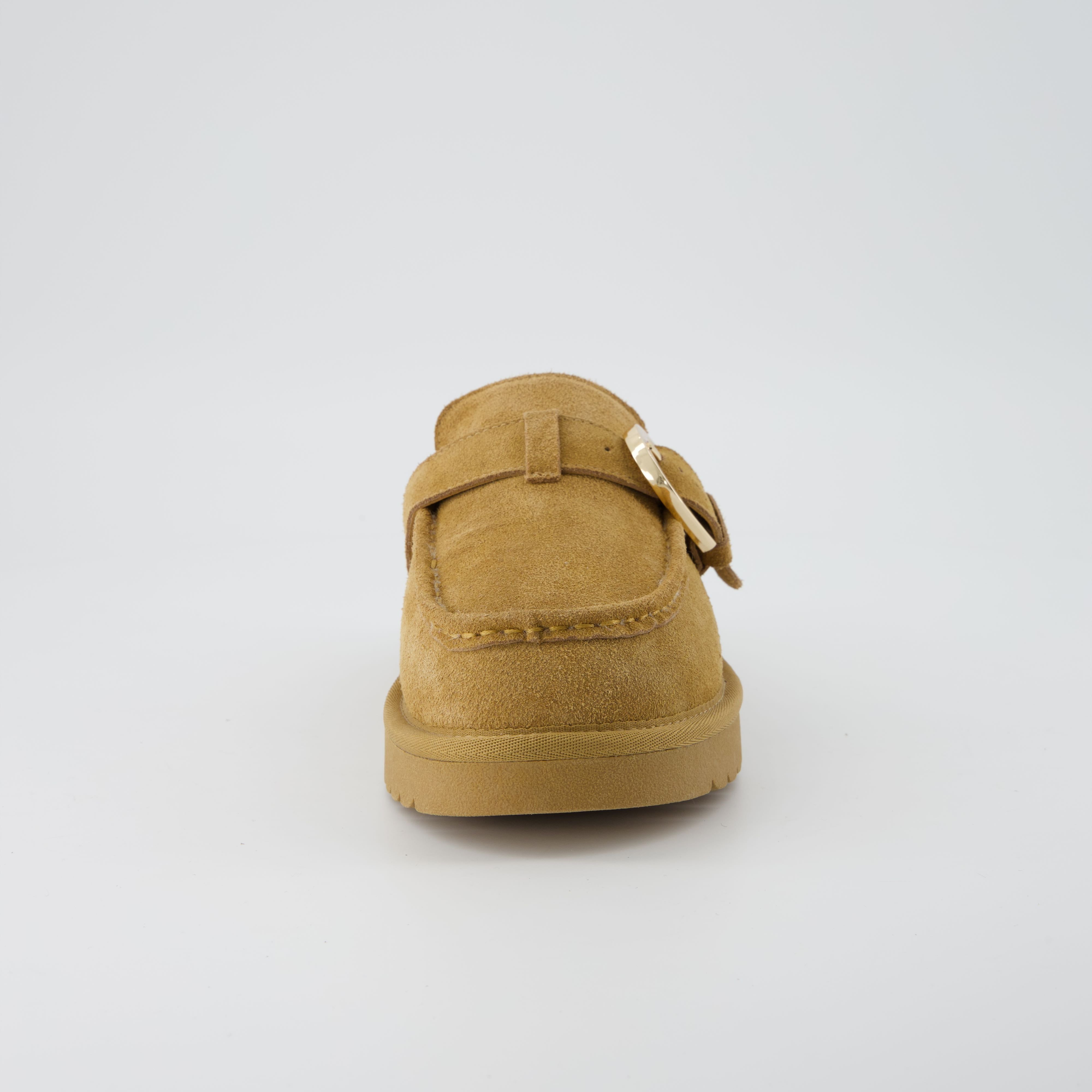 Origin Suede Slippers Chestnut
