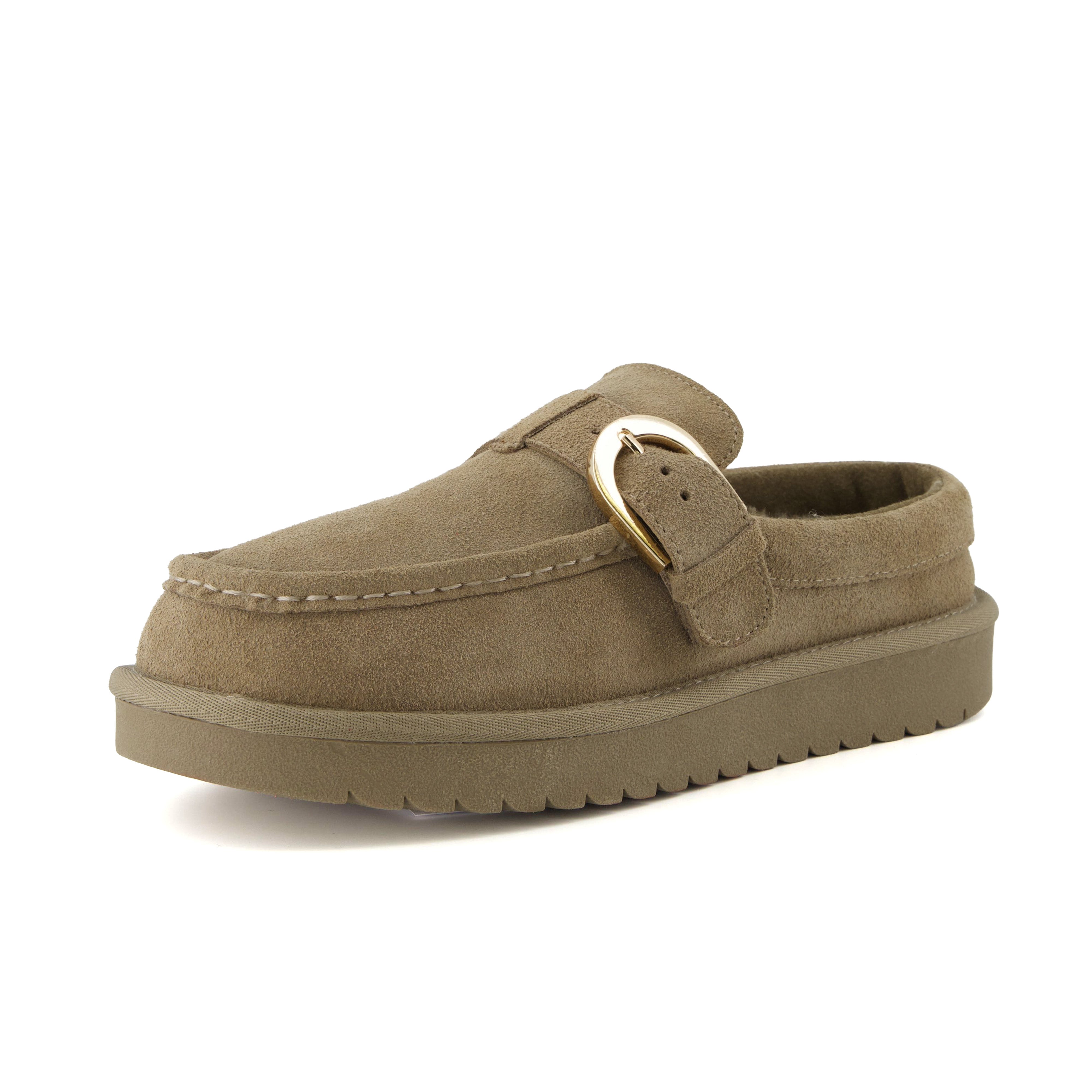 Origin Suede Slippers Moss