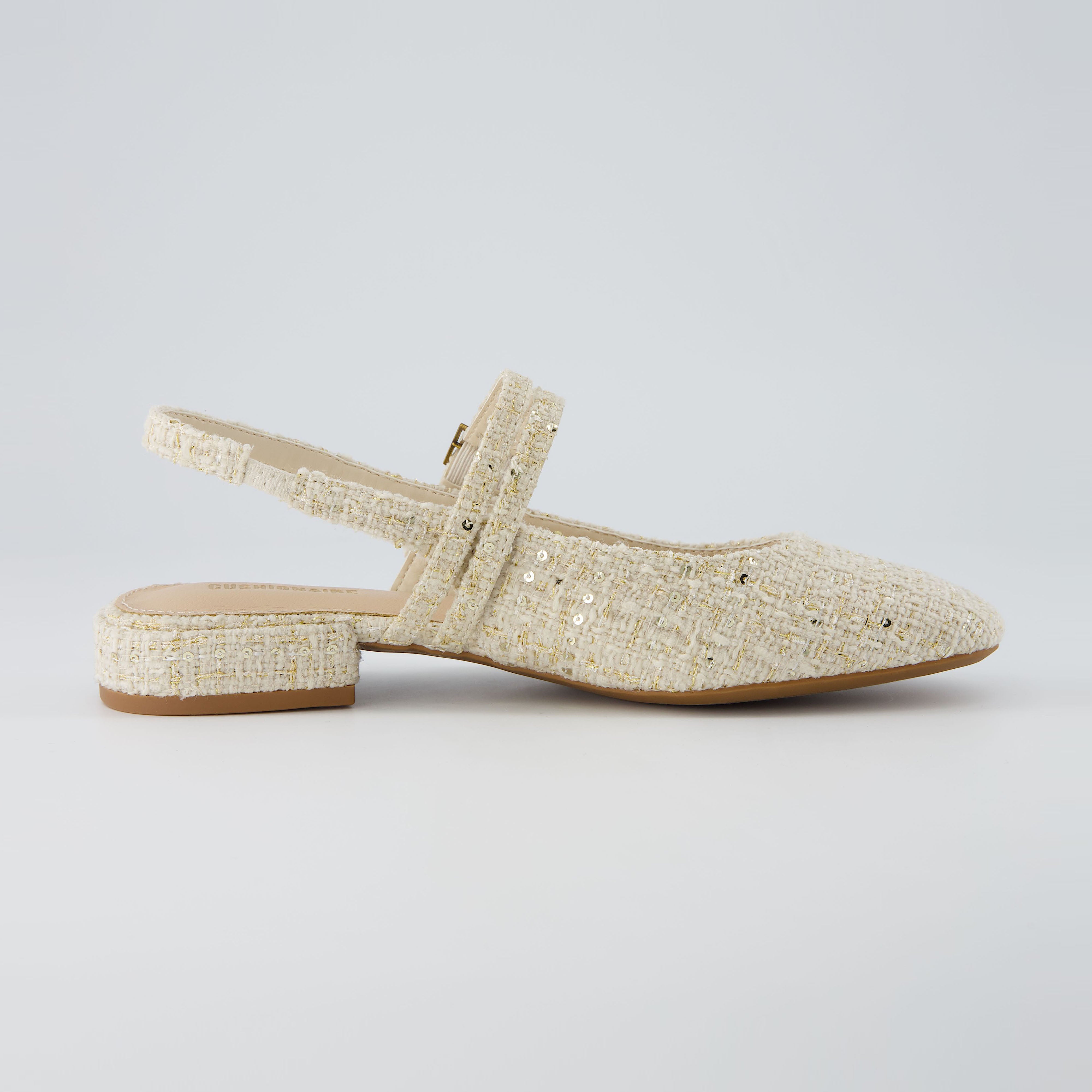 Password Tweed Mary Jane Beige