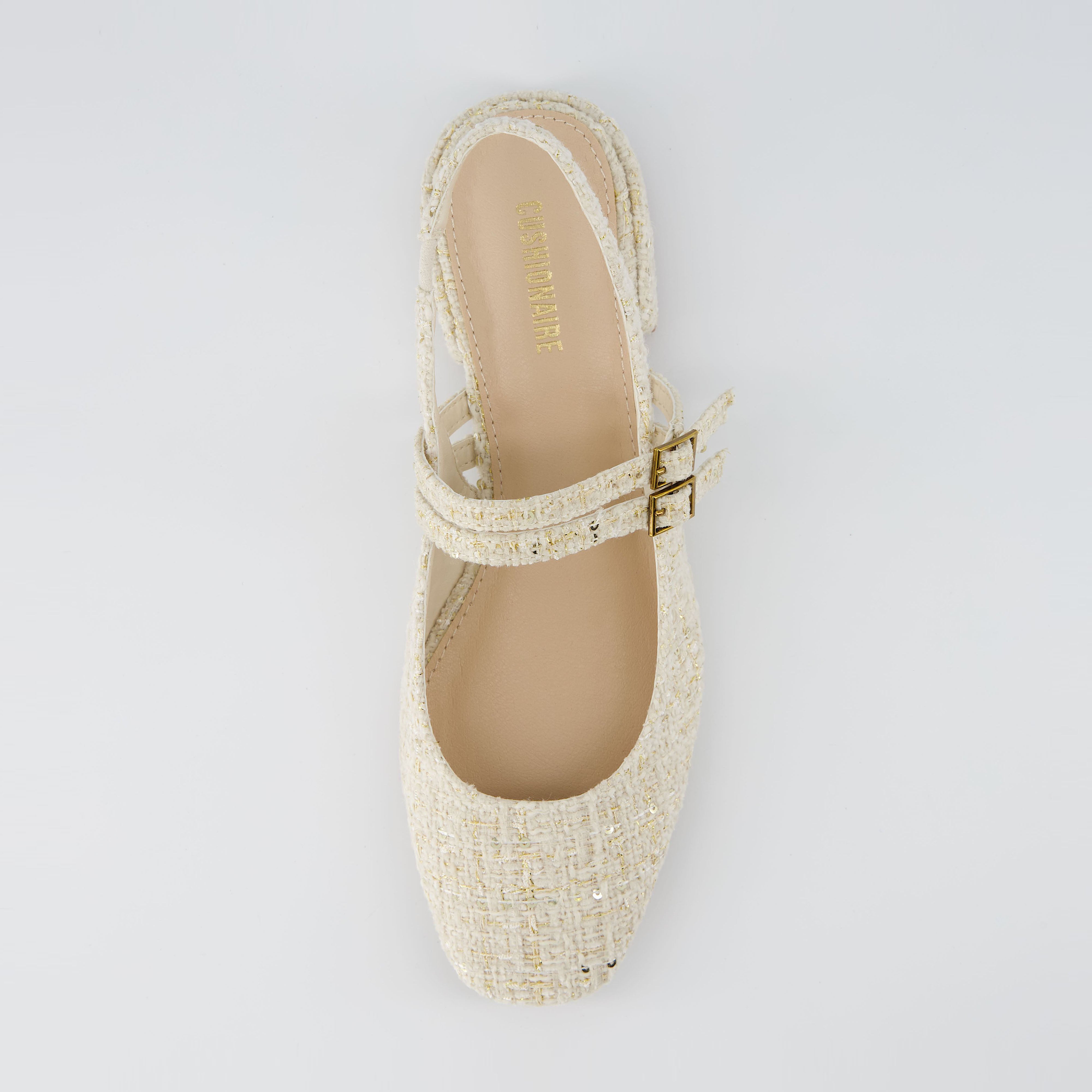 Password Tweed Mary Jane Beige