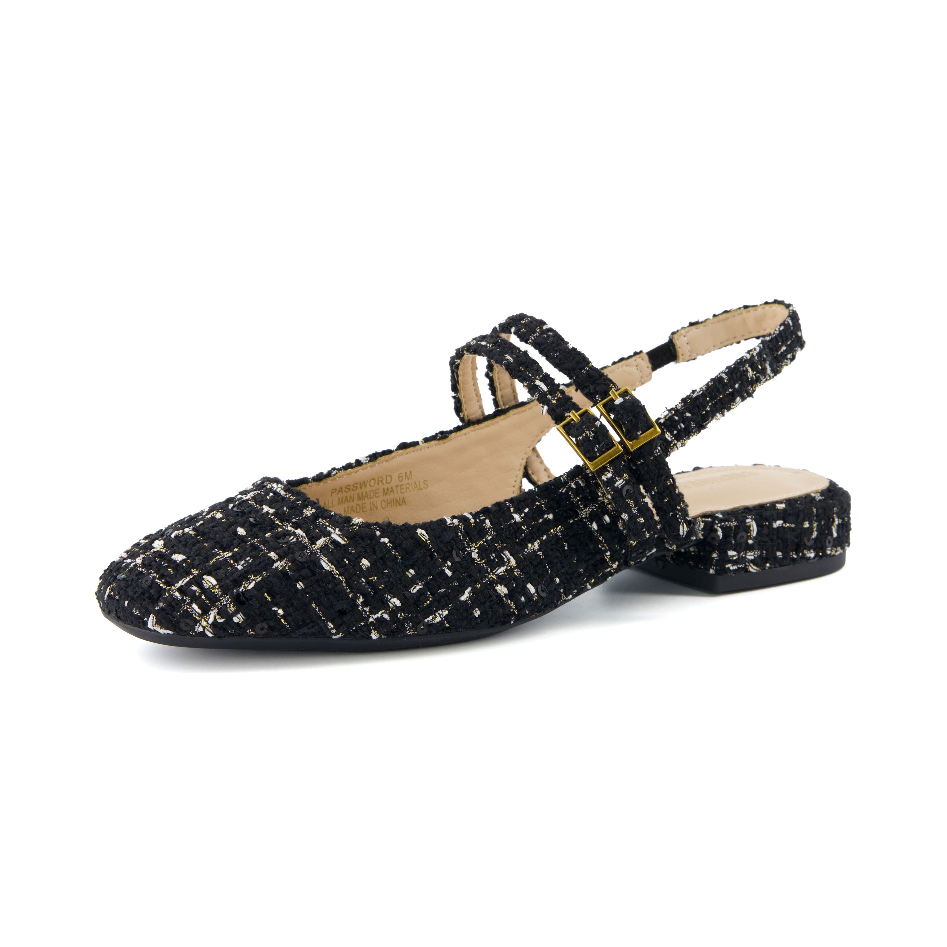 Password Tweed Mary Jane Black