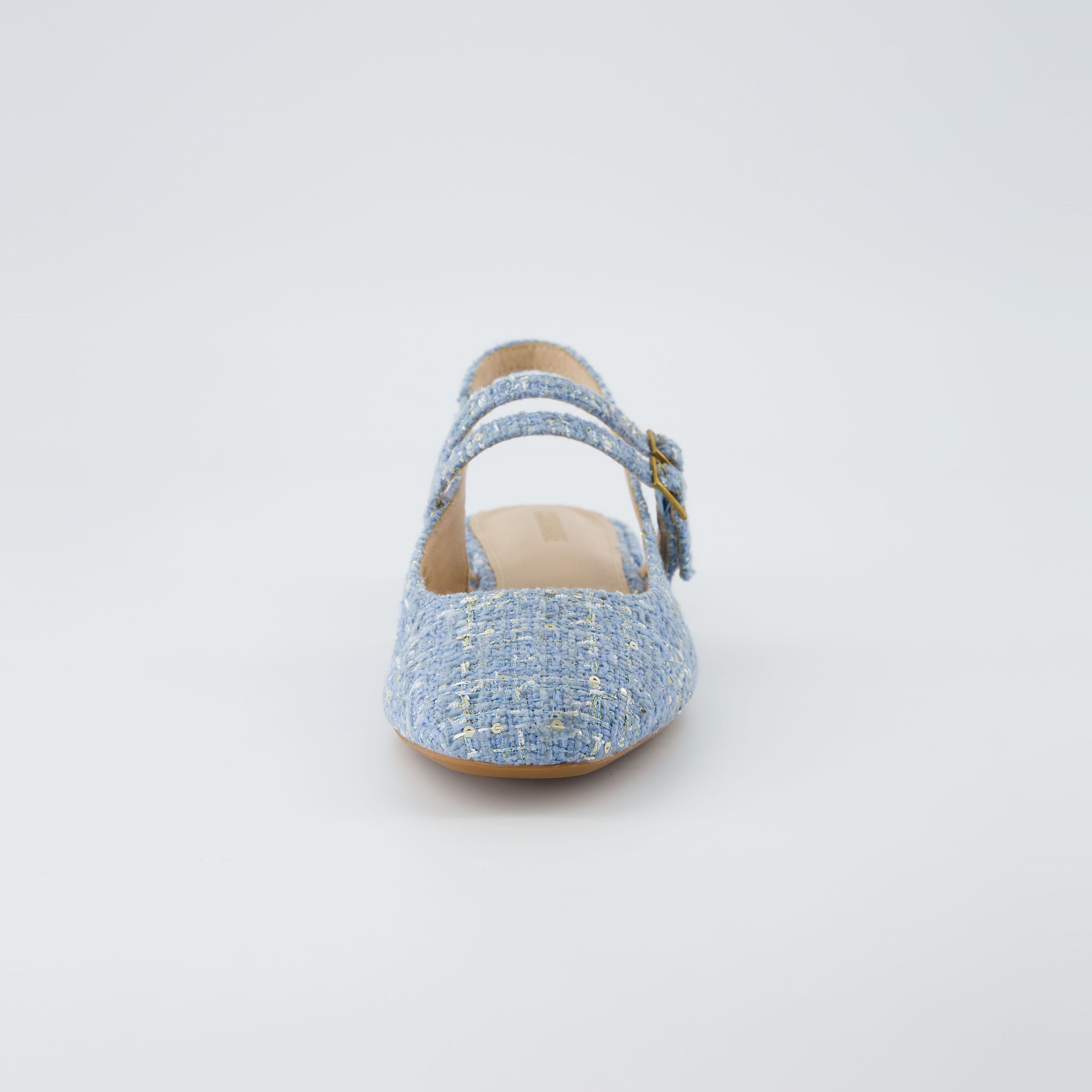 Password Tweed Mary Jane Blue