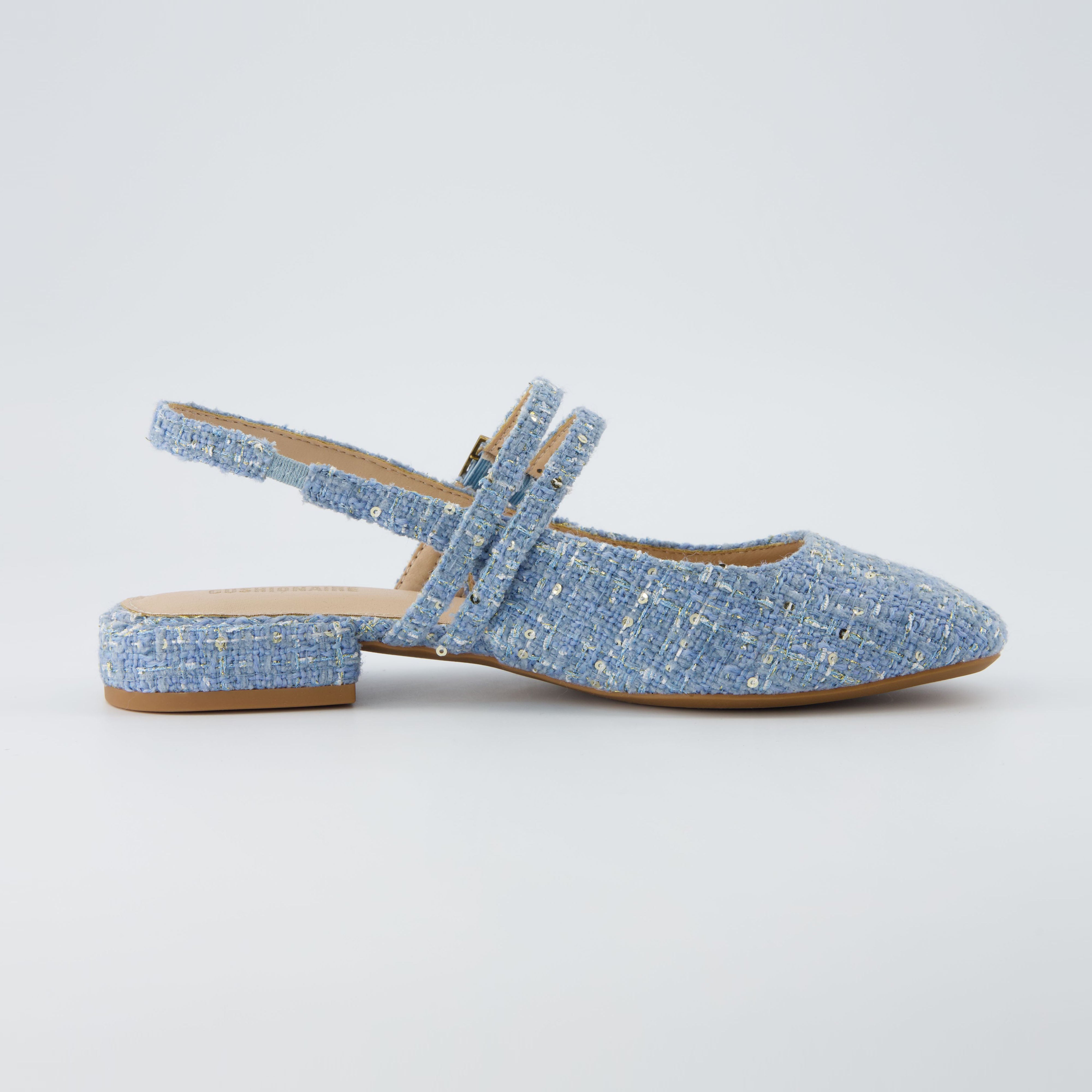 Password Tweed Mary Jane Blue