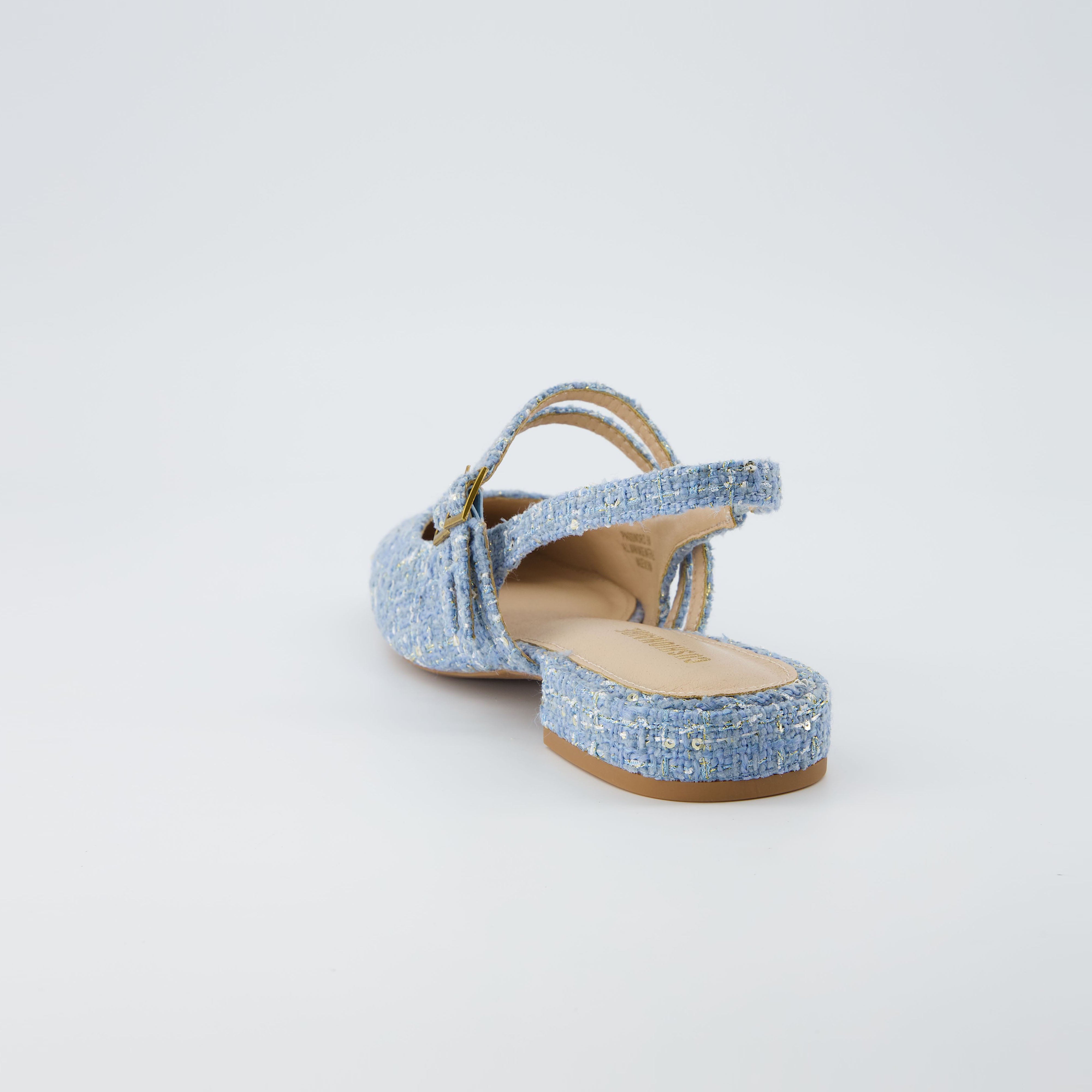 Password Tweed Mary Jane Blue