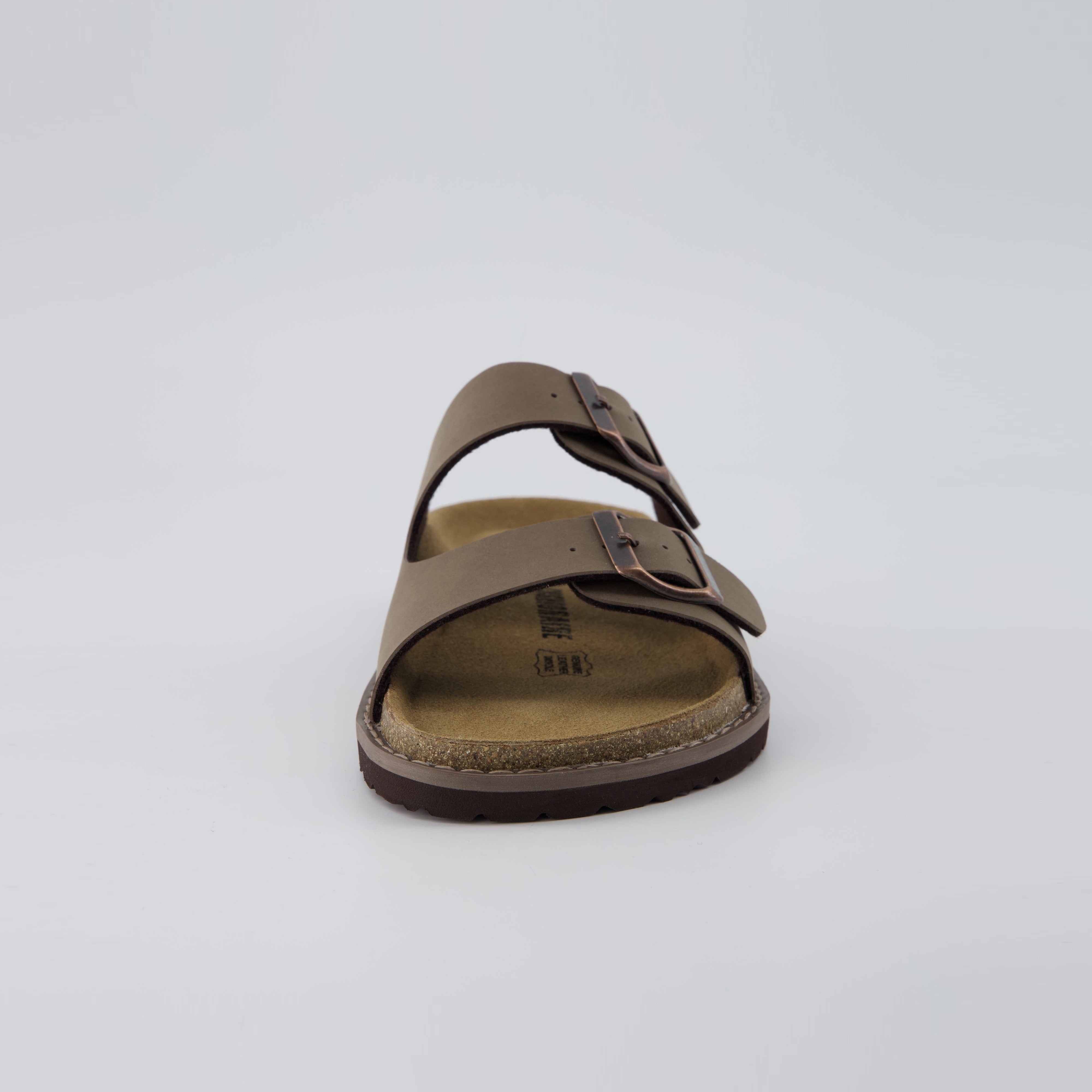 Plano Cork Sandals Brown