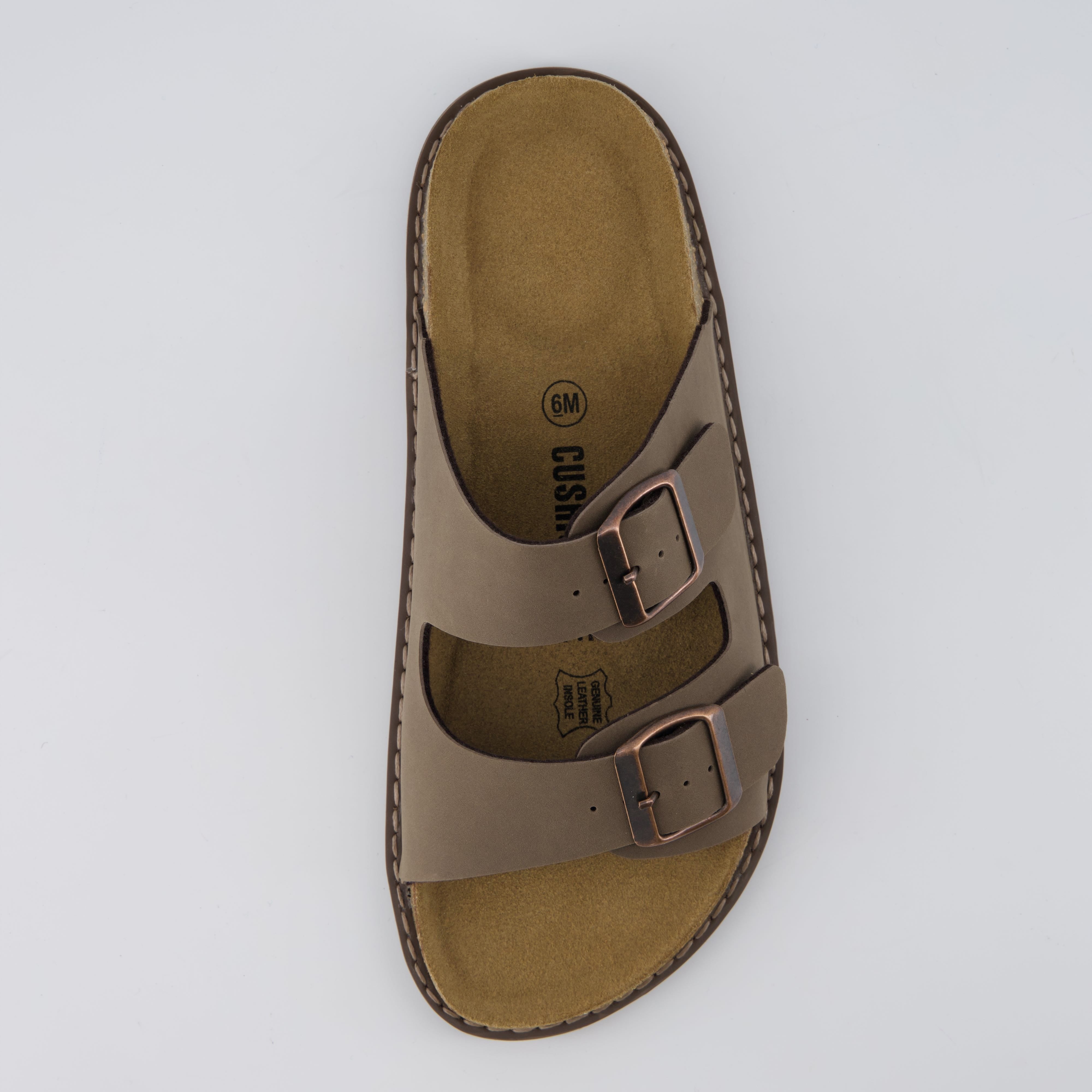 Plano Cork Sandals Brown
