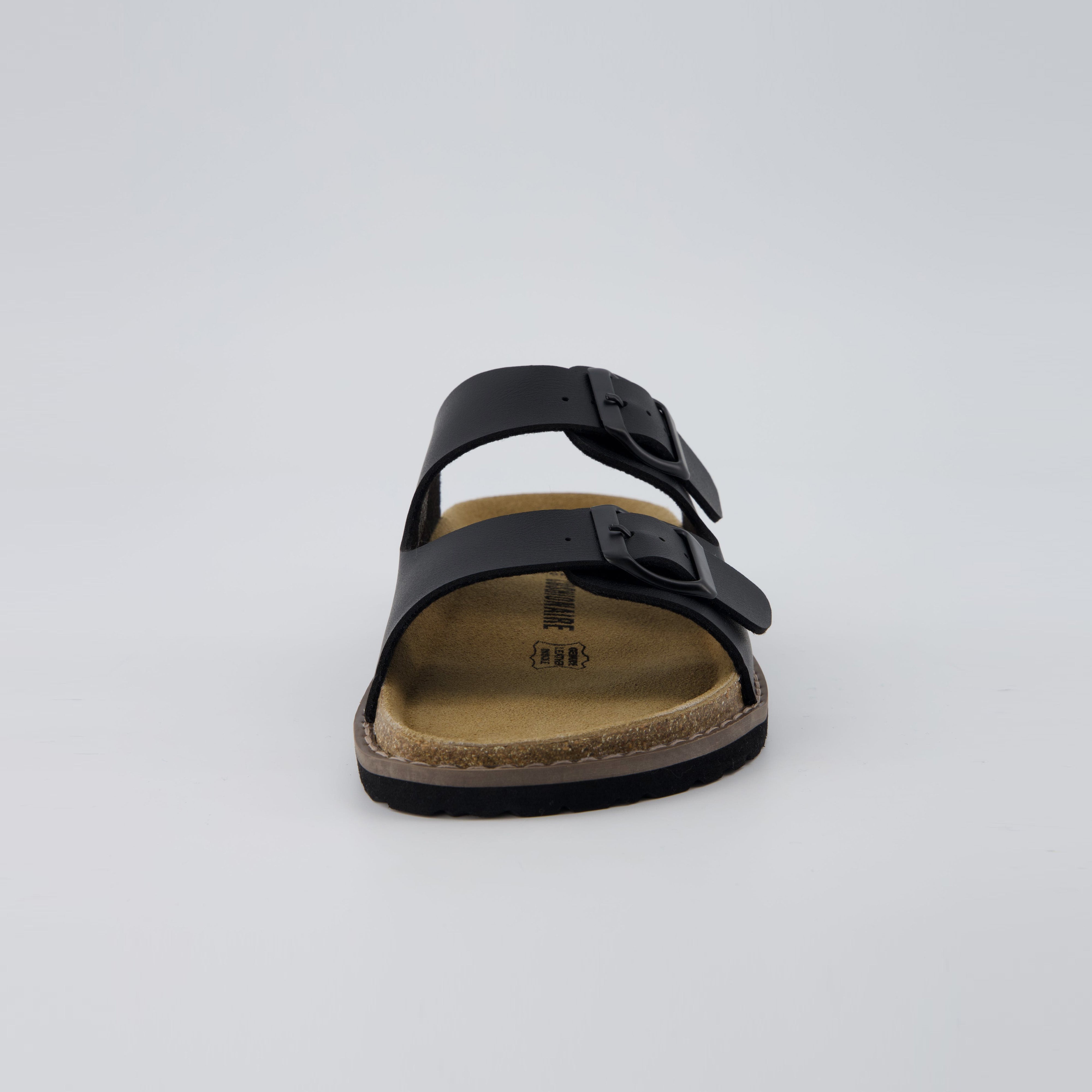 Plano Cork Sandals Black
