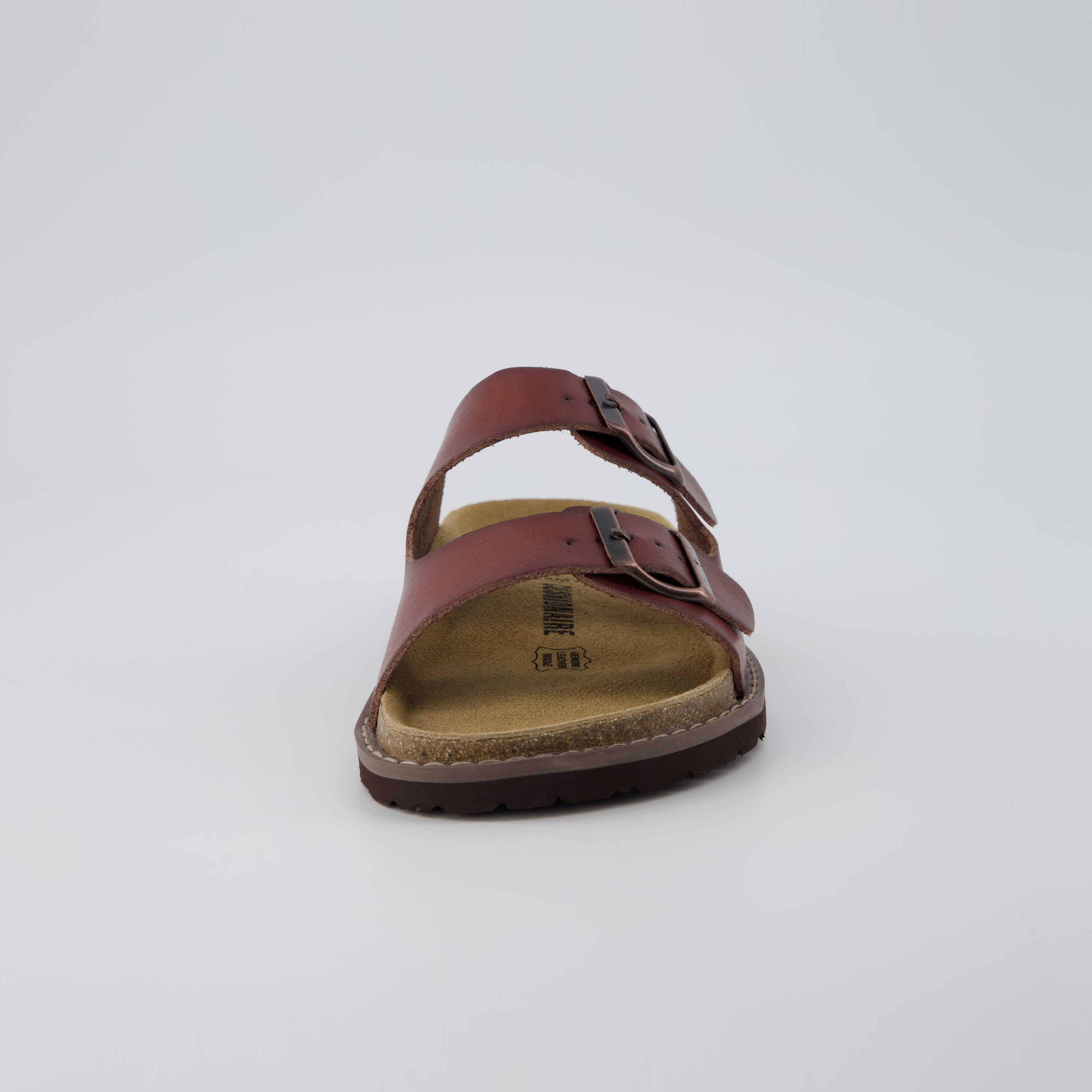 Plano Cork Sandals Whiskey