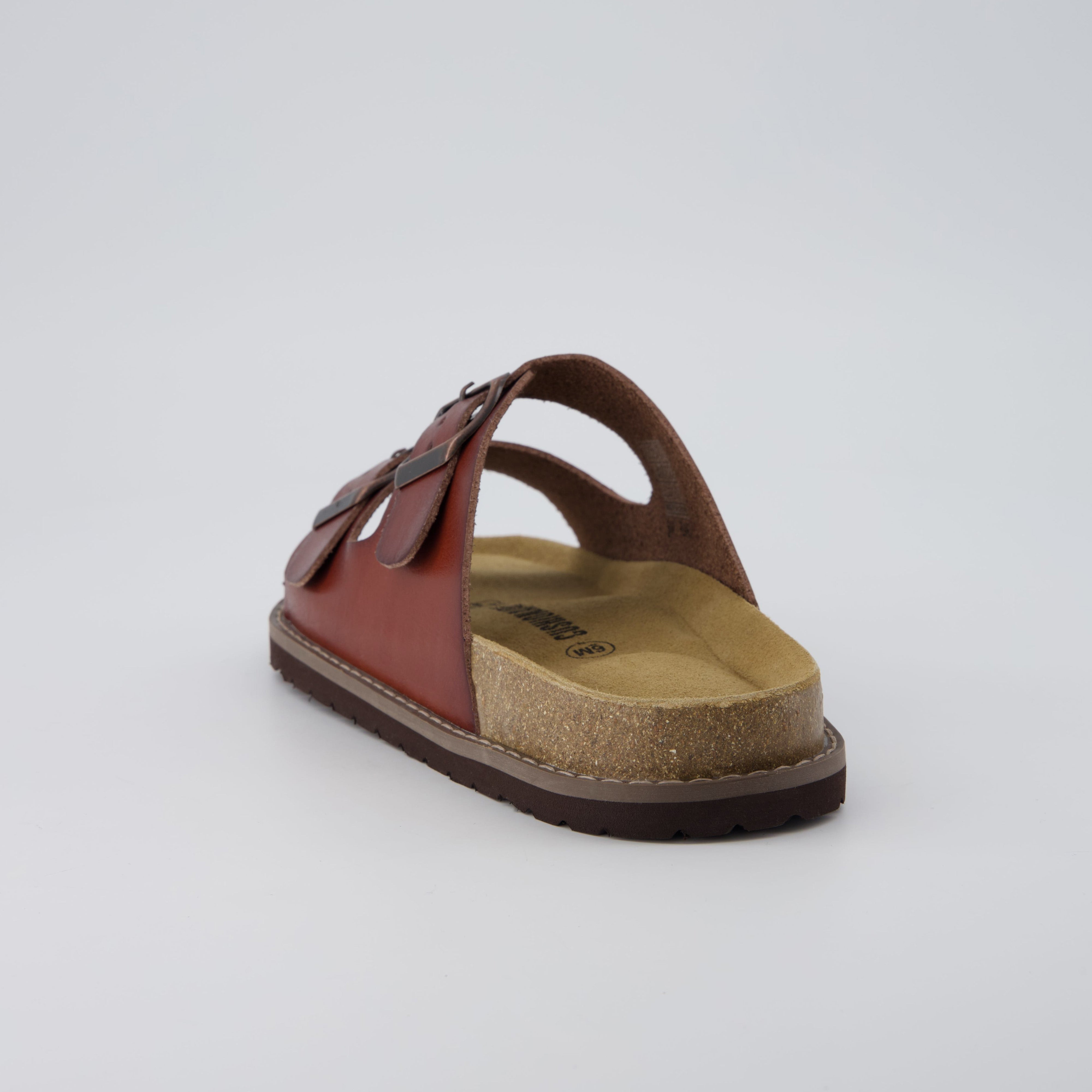 Plano Cork Sandals Whiskey