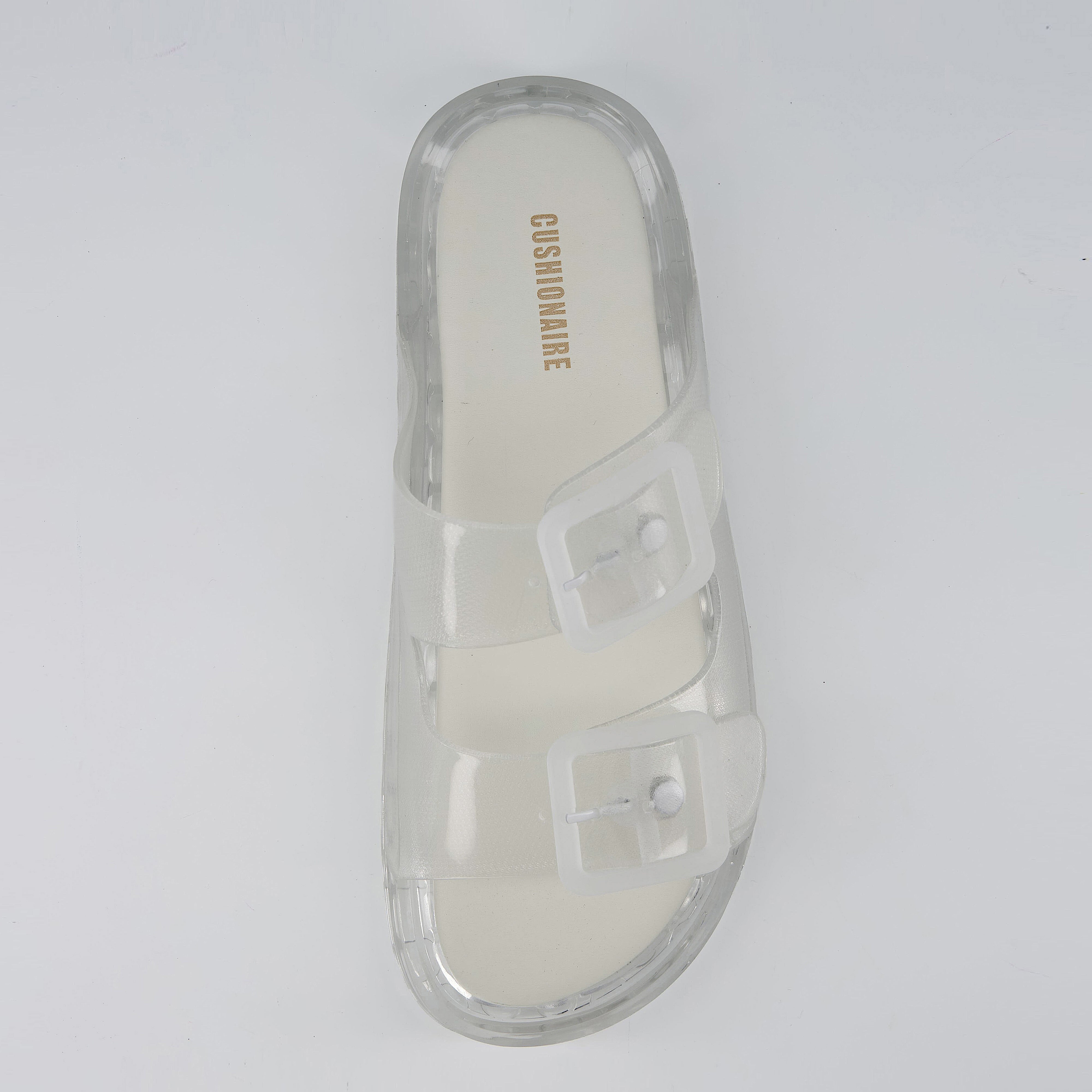 Pool Slide Sandals Clear Medium