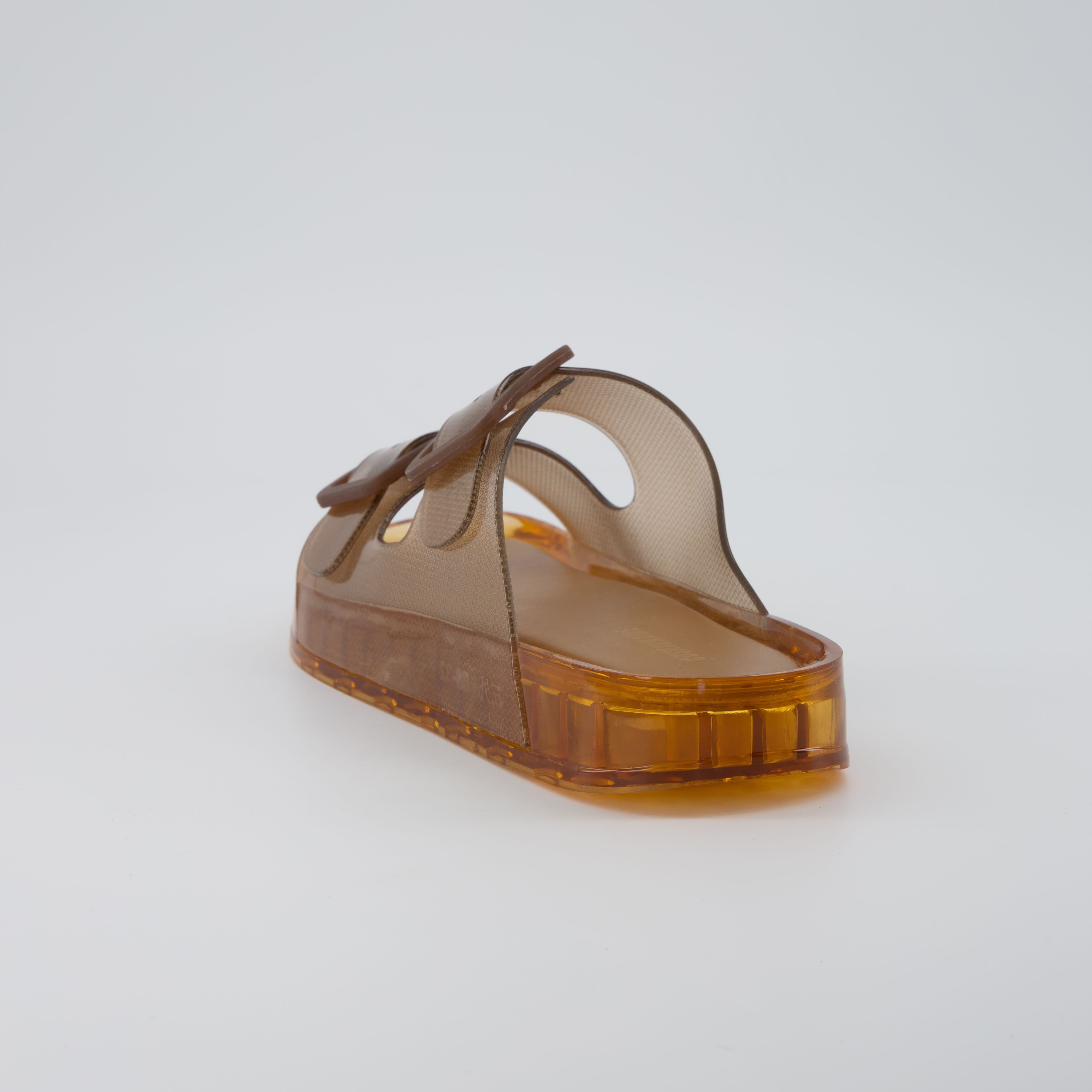 Pool Slide Sandals Whiskey Medium