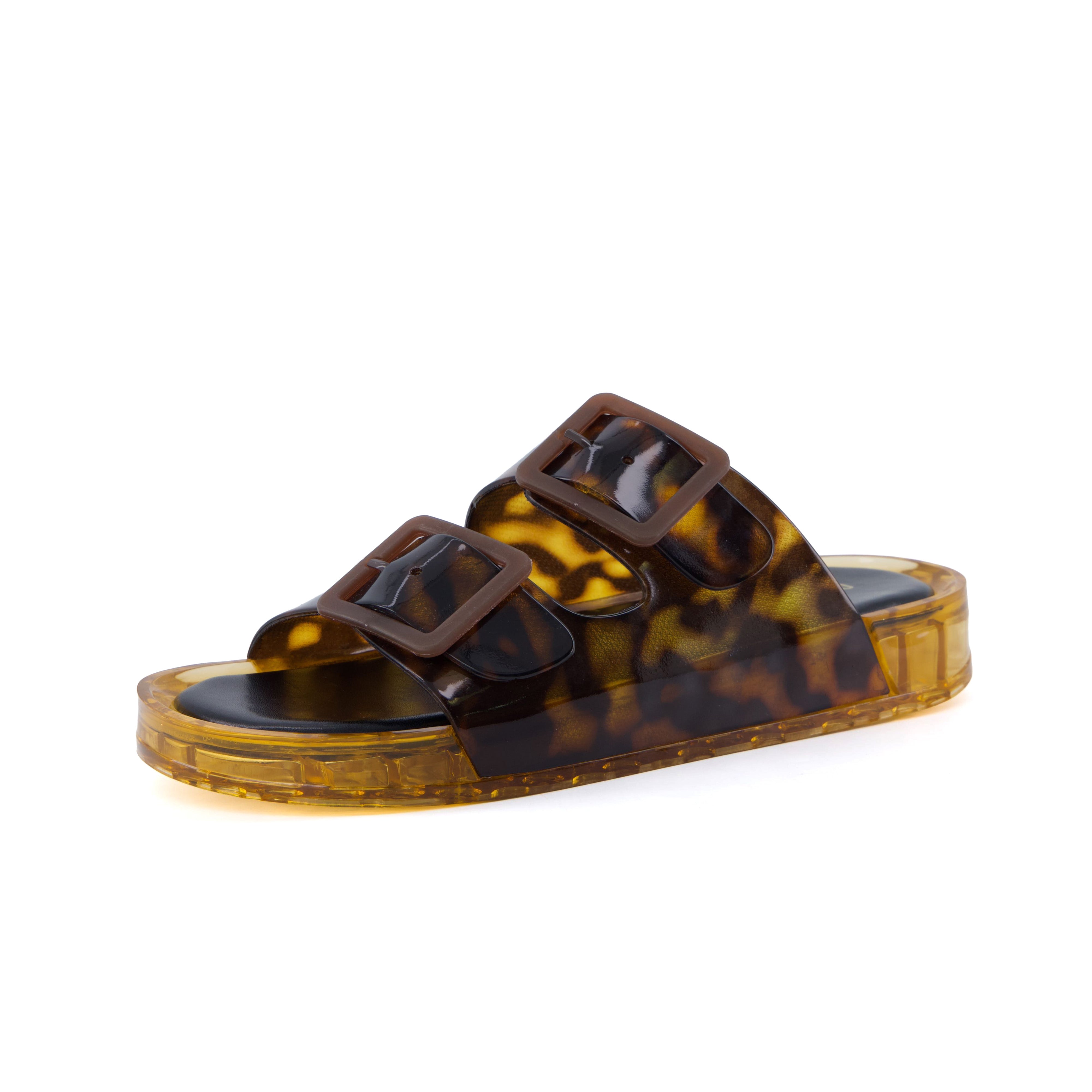 Pool-K Jelly Sandals Brown Medium