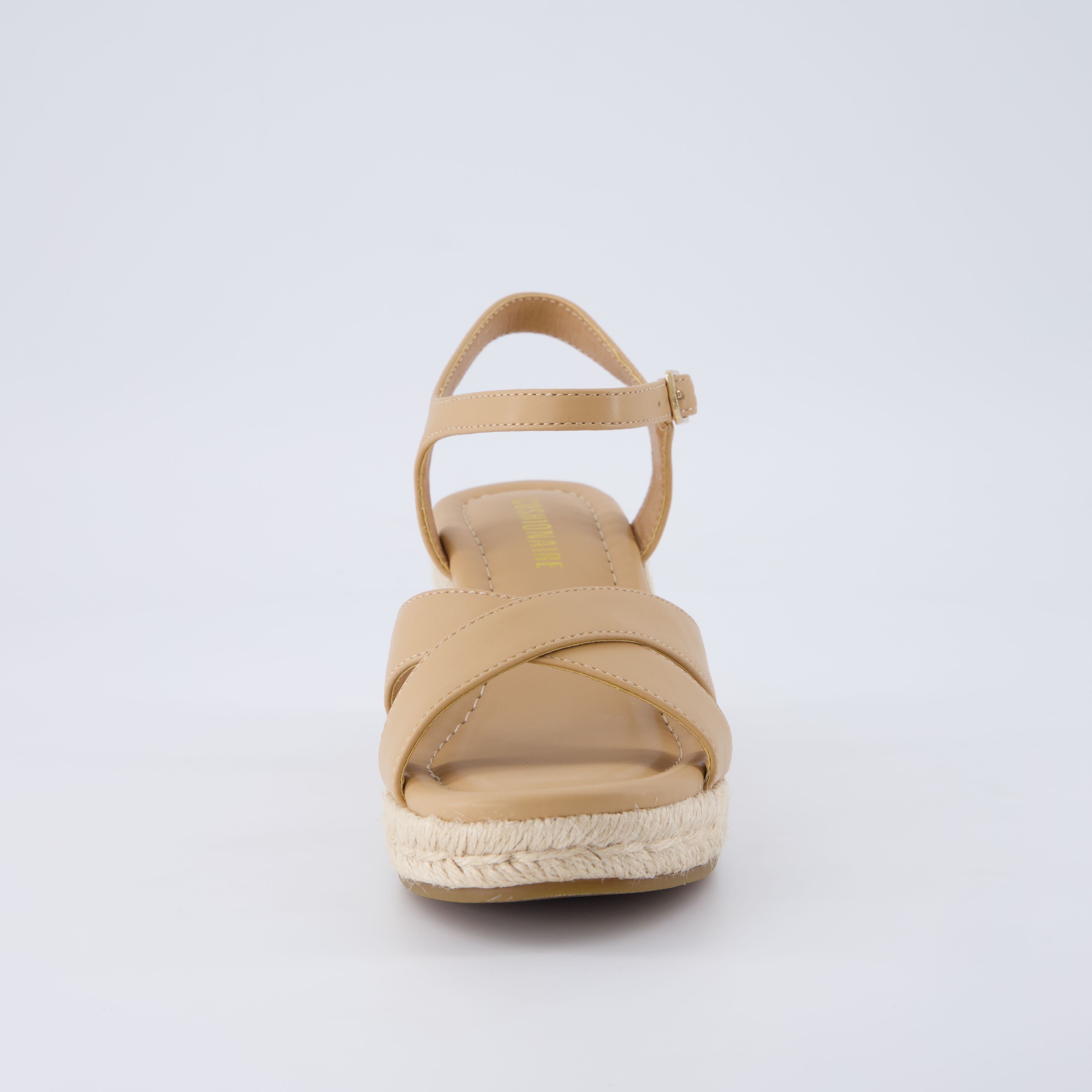 Prego Espadrille Wedge Sandals Brown Medium