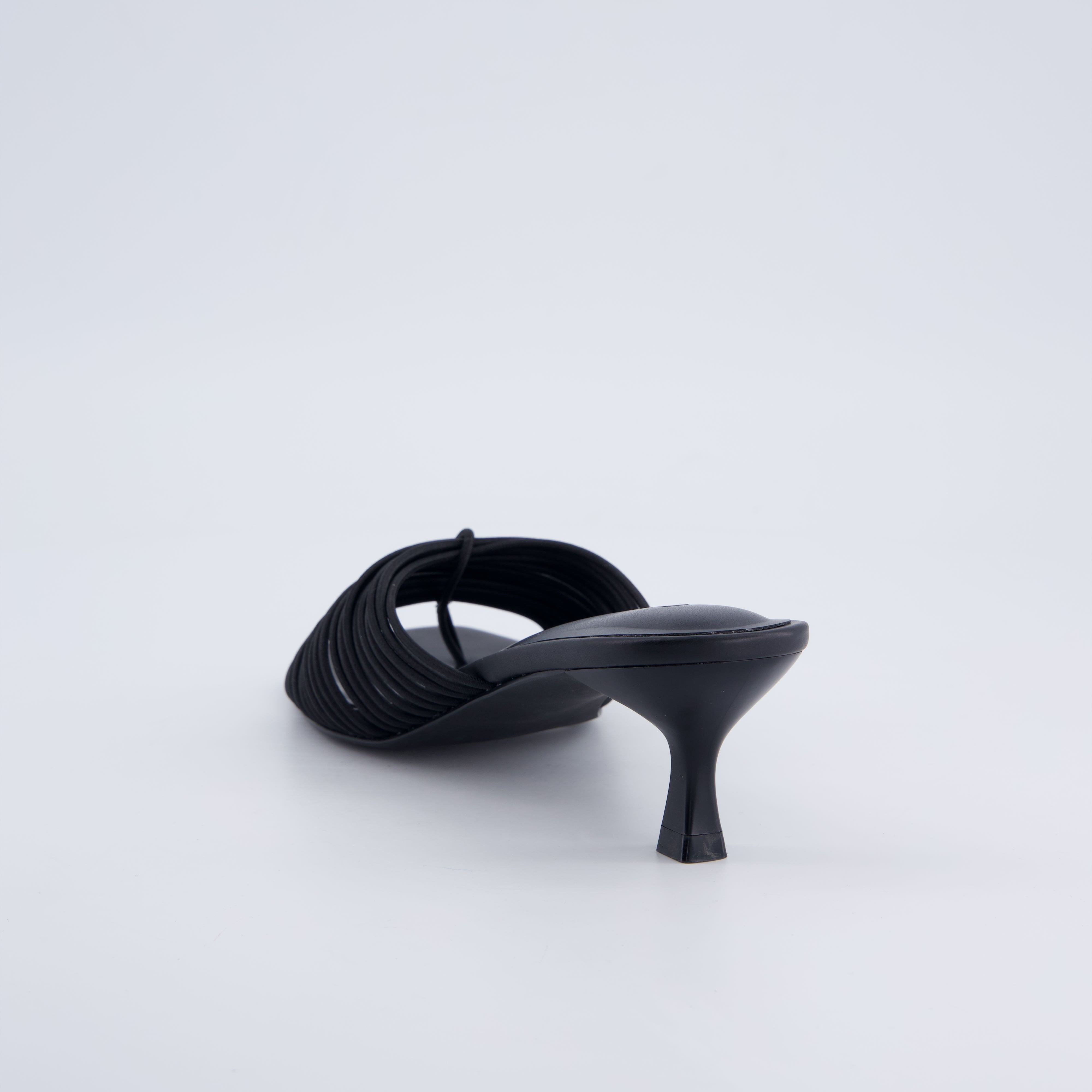 Quiz Kitten Heels Black Medium
