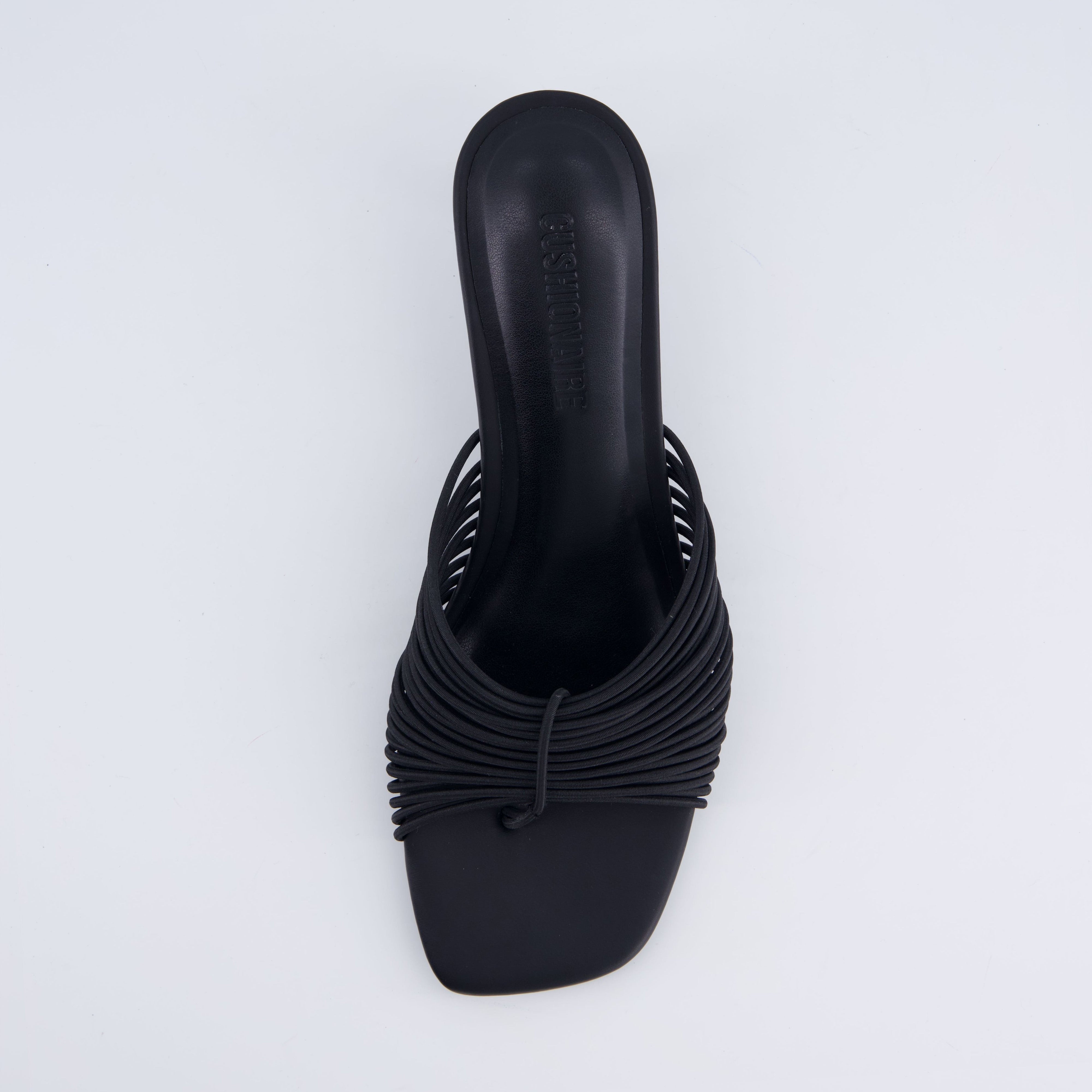 Quiz Kitten Heels Black Medium