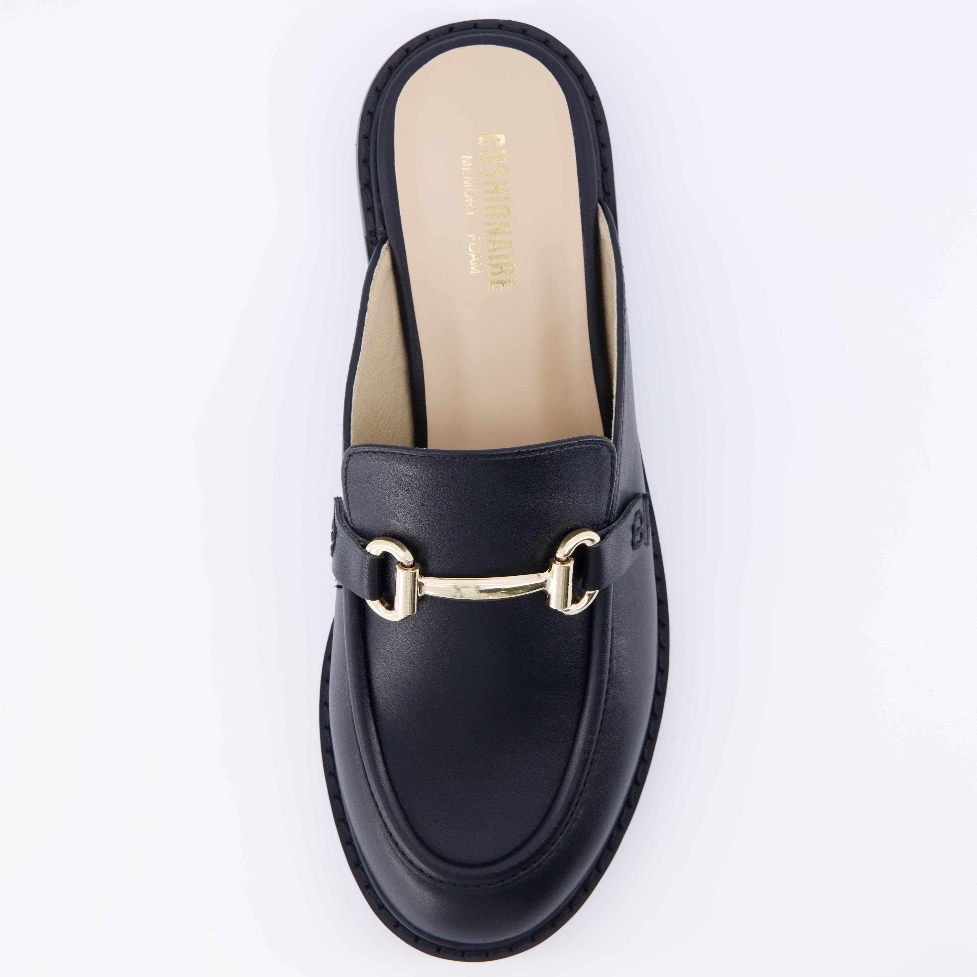 Ragu Lug Sole Mule Black