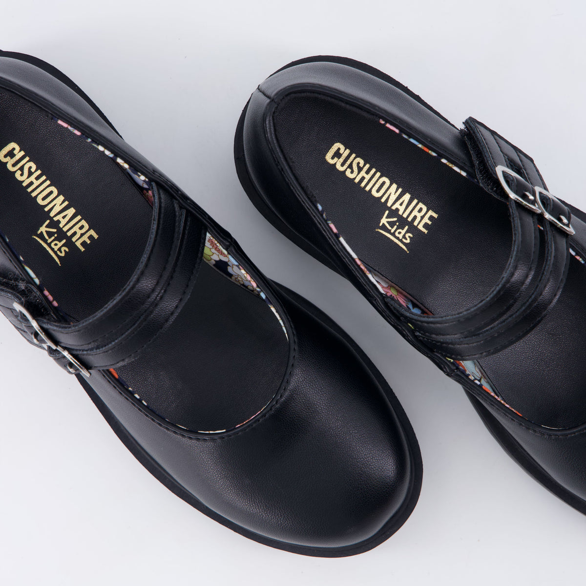 Reba Girls Mary Jane Shoes Black Medium