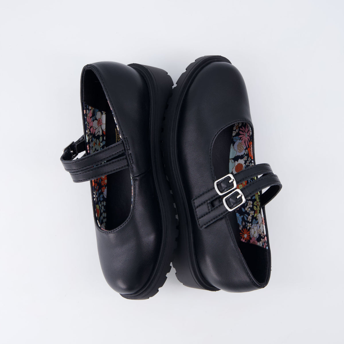 Reba Girls Mary Jane Shoes Black Medium