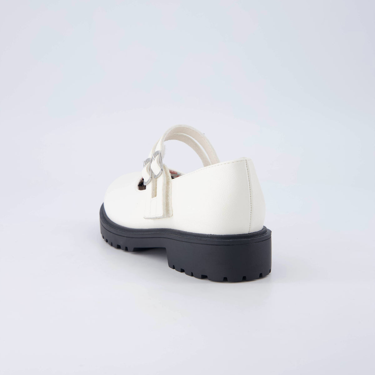 Reba Girls Mary Jane Shoes White Medium