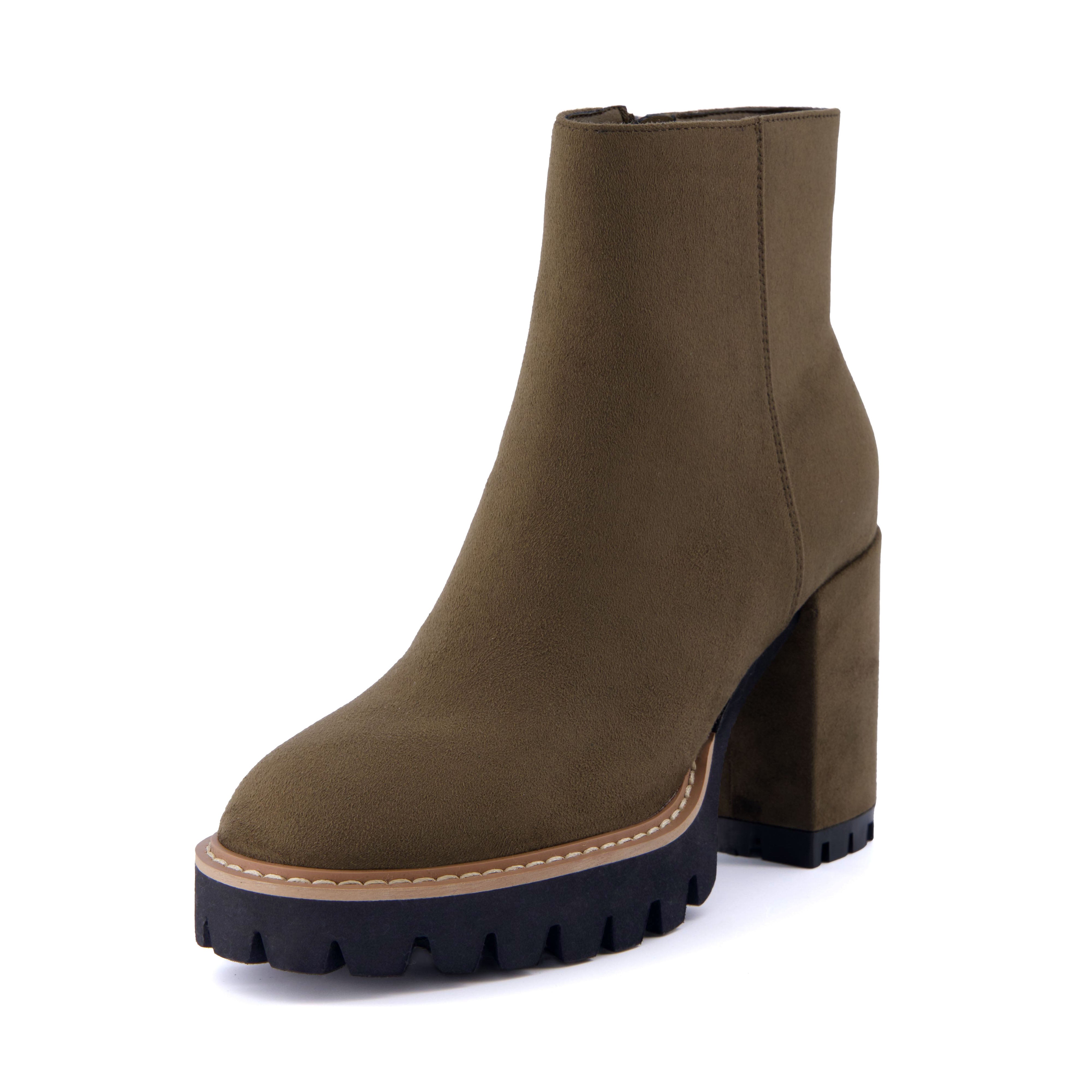 Ringo Platform Boot Olive