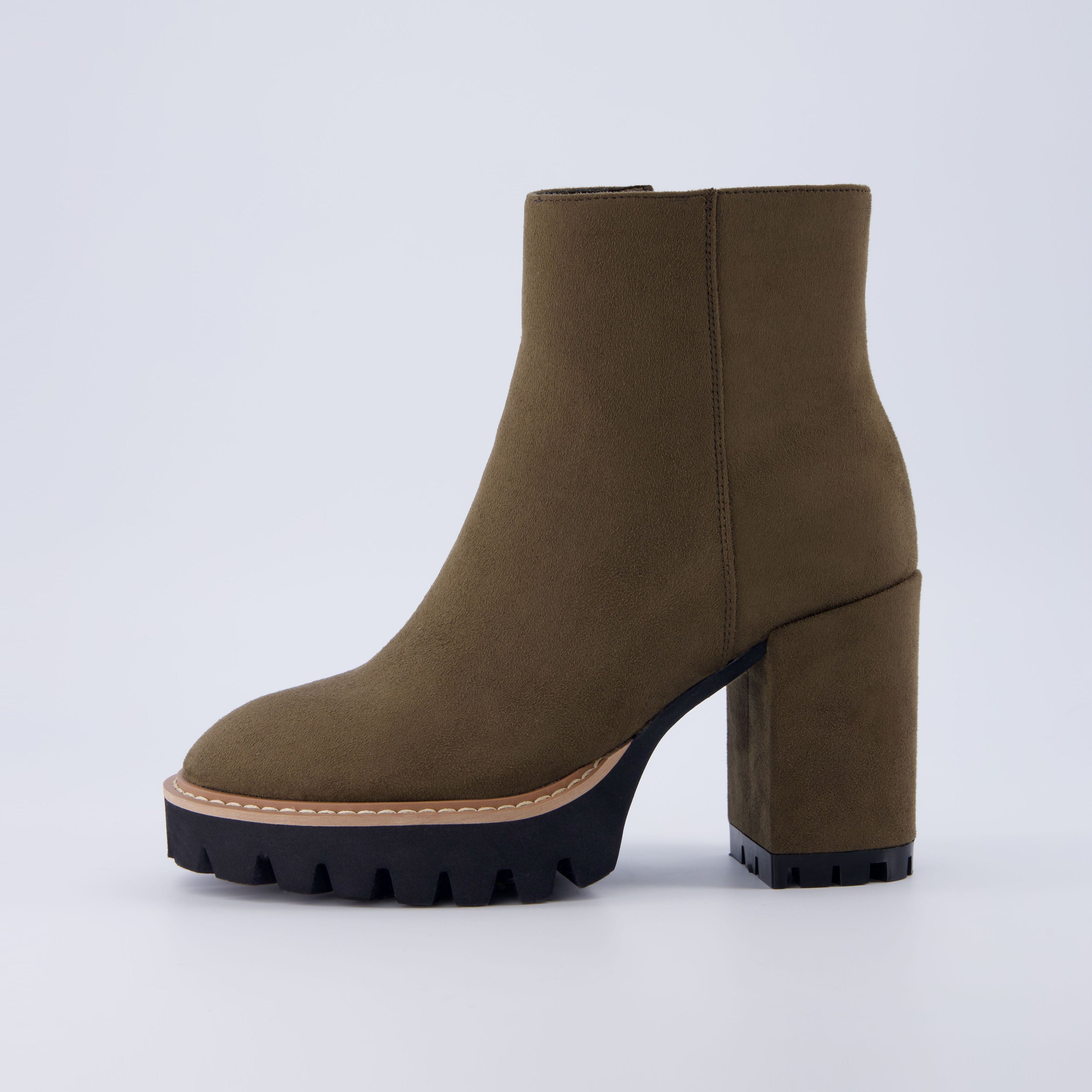 Ringo Platform Boot Olive