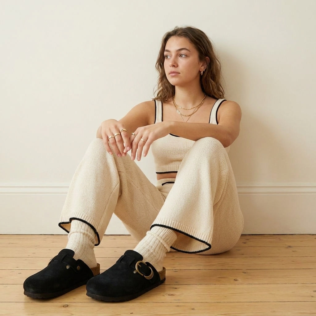 Ruben Leather Womens Clogs