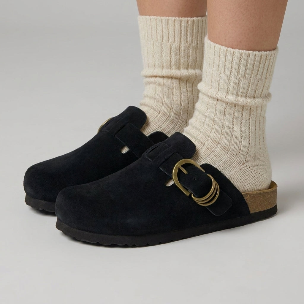 Ruben Leather Womens Clogs