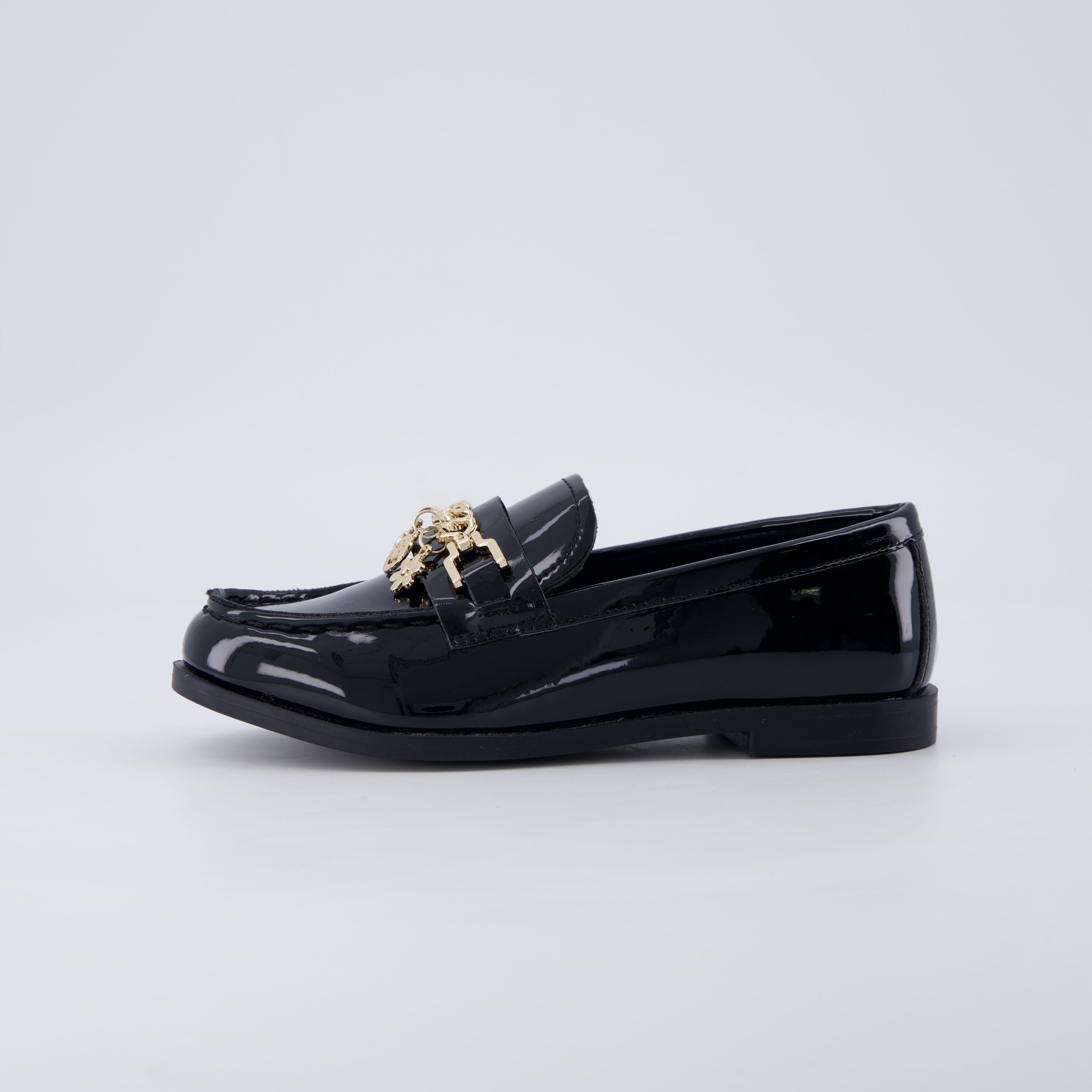 Rye Kids Penny Loafers Black Patent Medium
