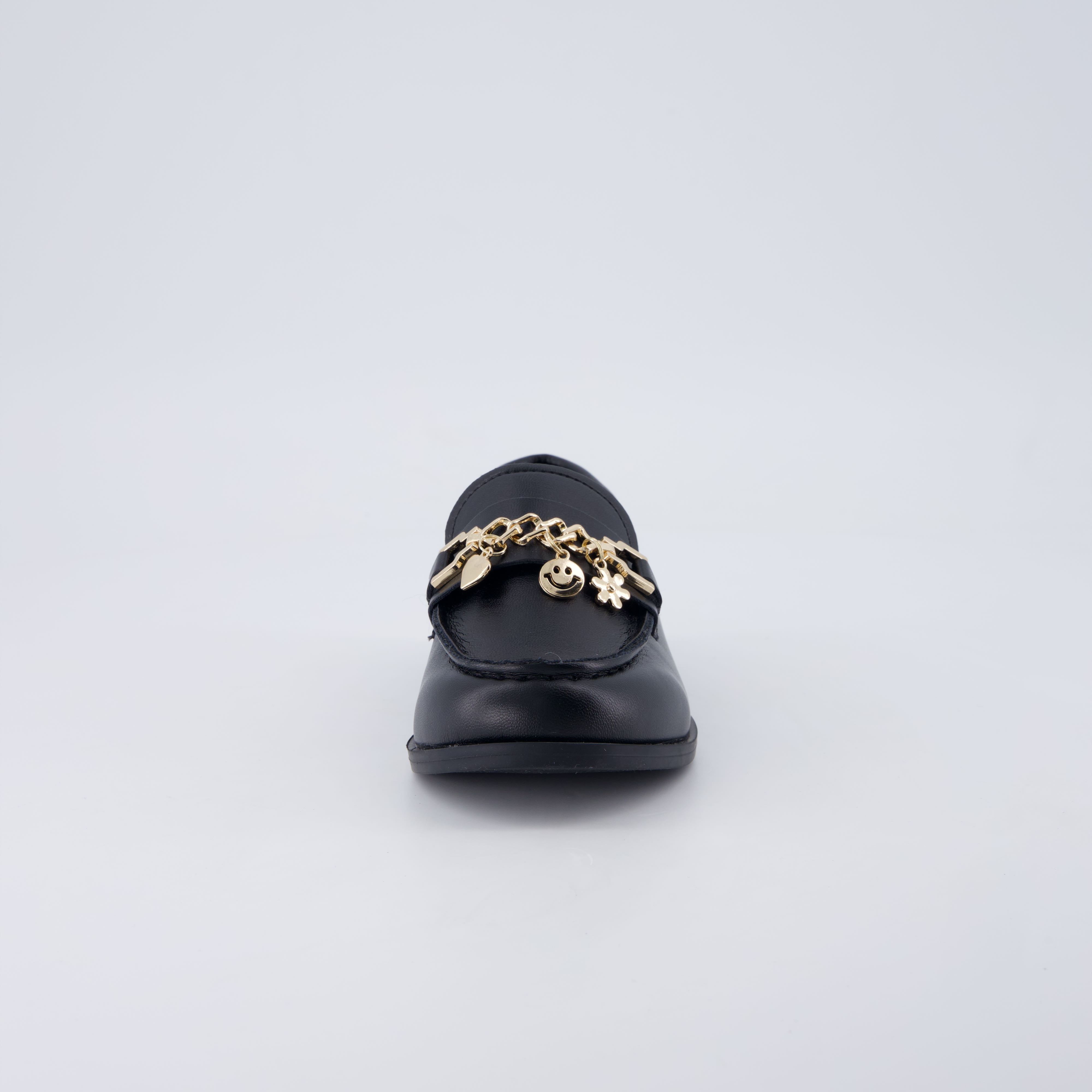 Rye Kids Penny Loafers Black Smooth Medium