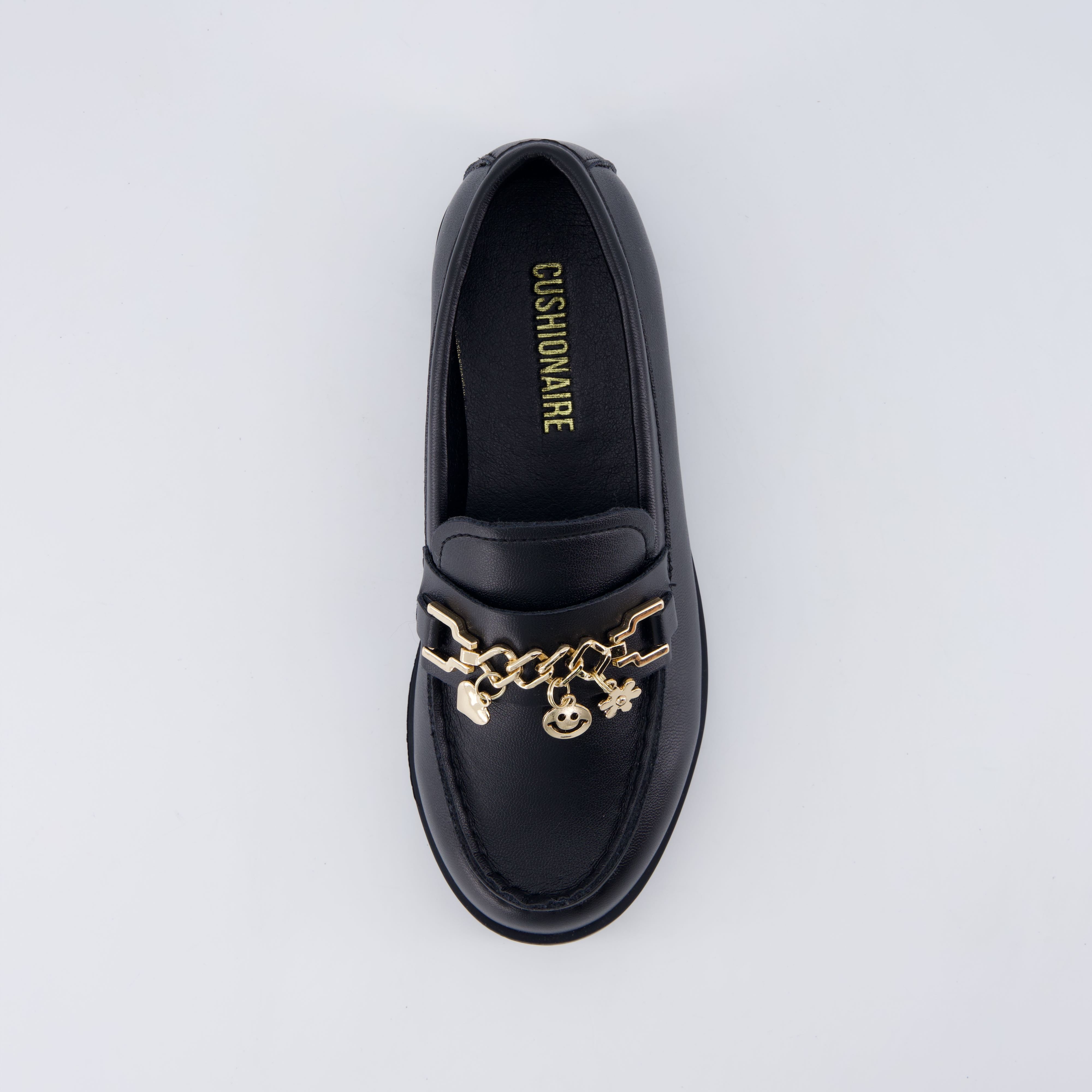 Rye Kids Penny Loafers Black Smooth Medium