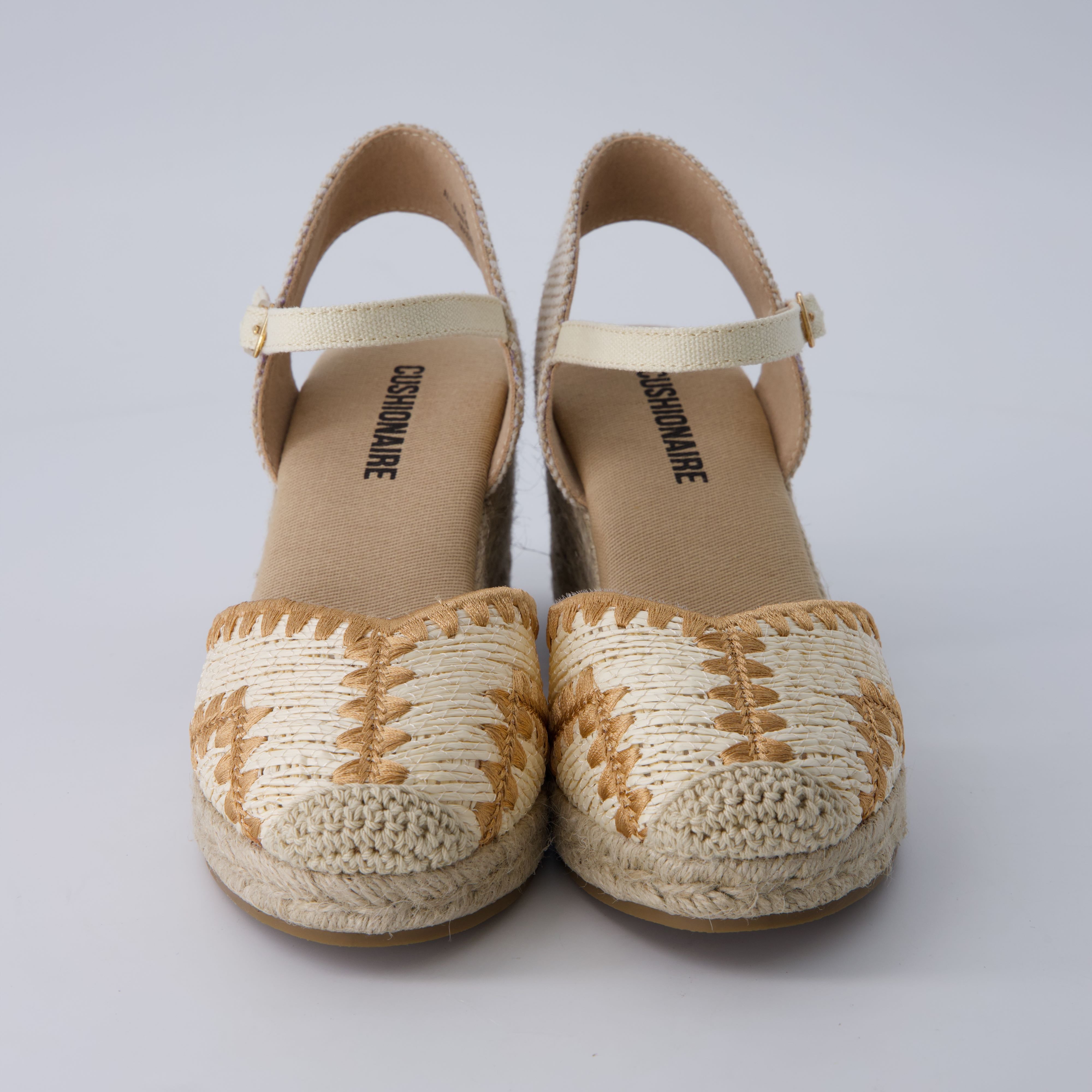 Samba Raffia Espadrilles Beige