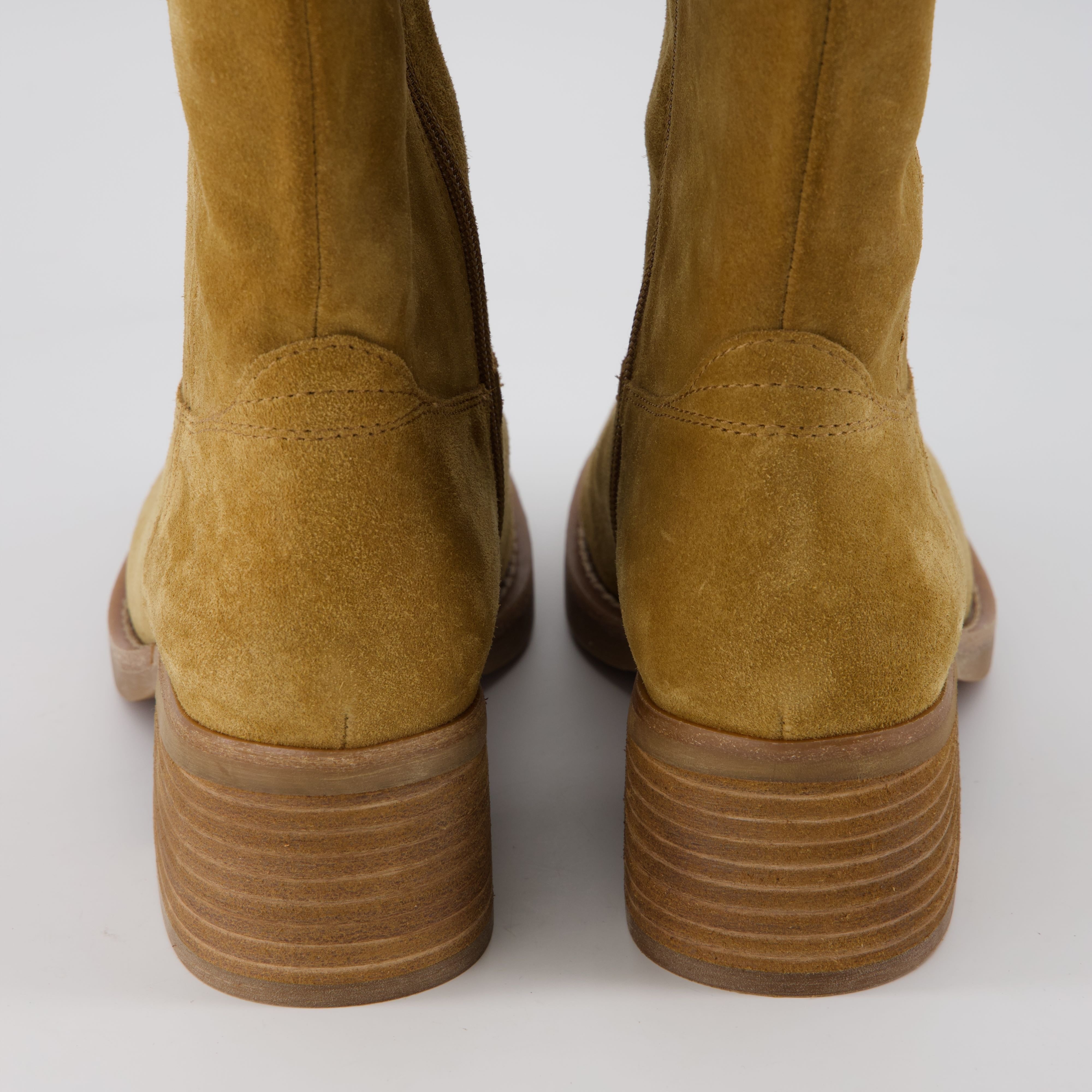 Sawyer Leather Boot Camel Suede Medium