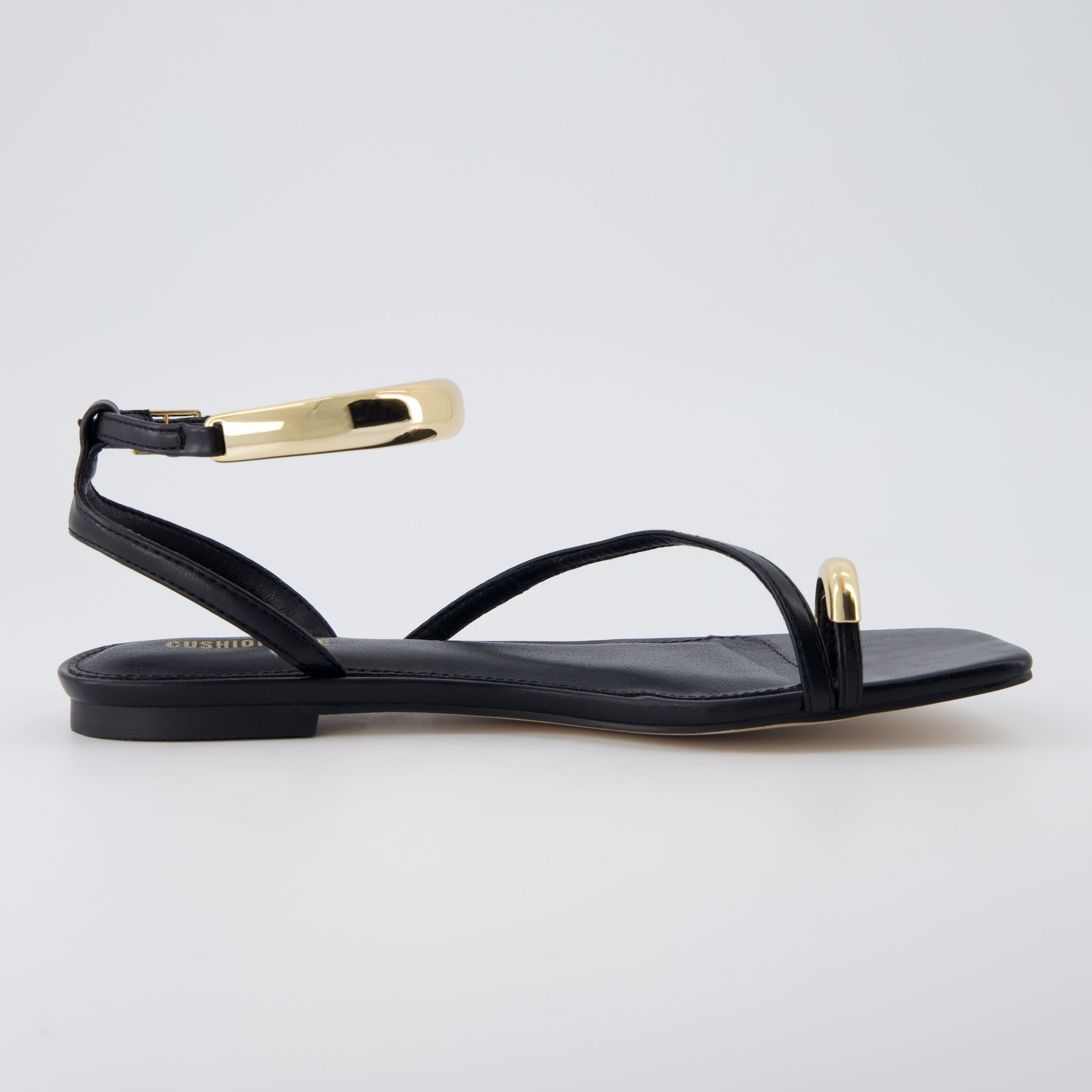 Secret Flat Sandals BLACK
