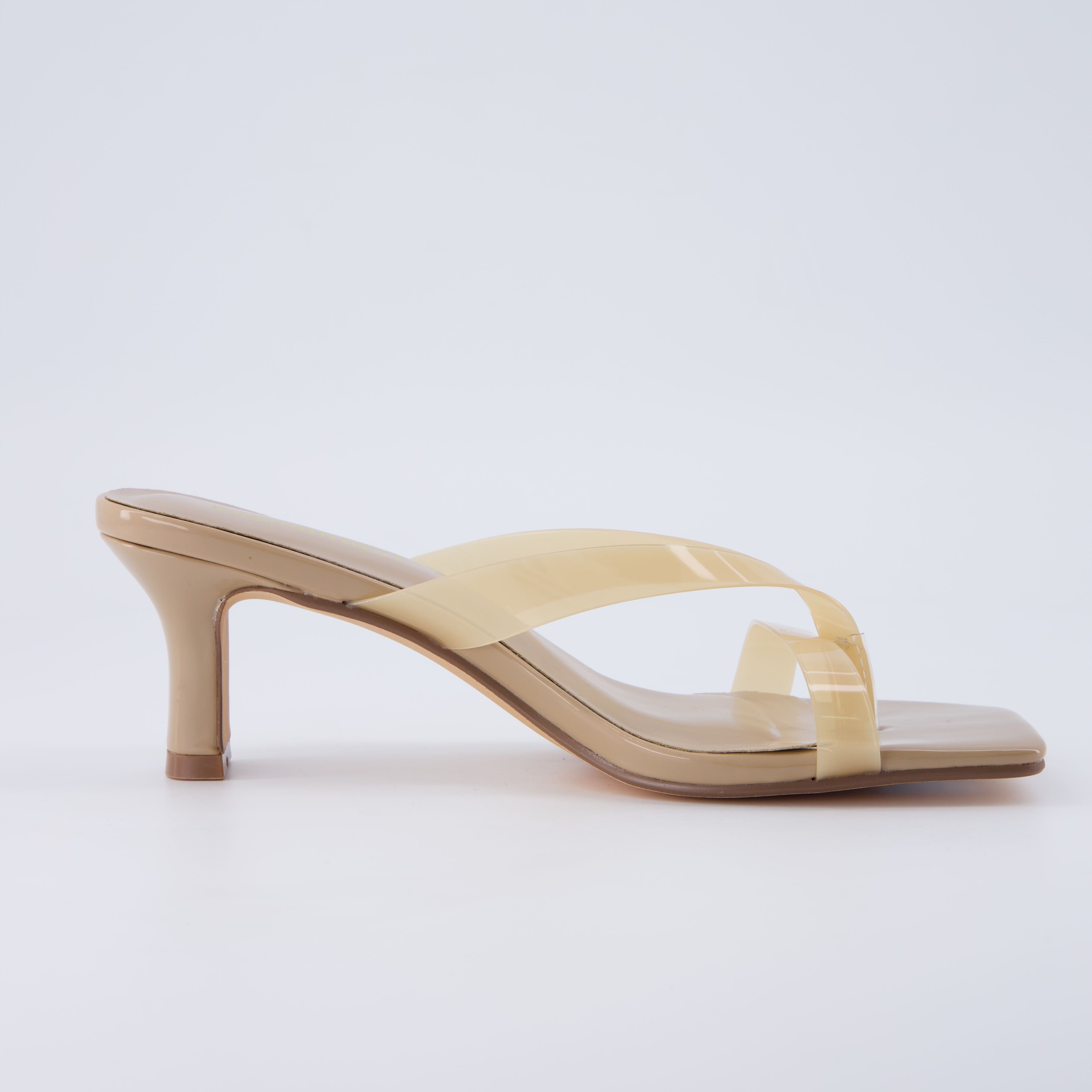 Shana Jelly Strap Heels Nude Medium