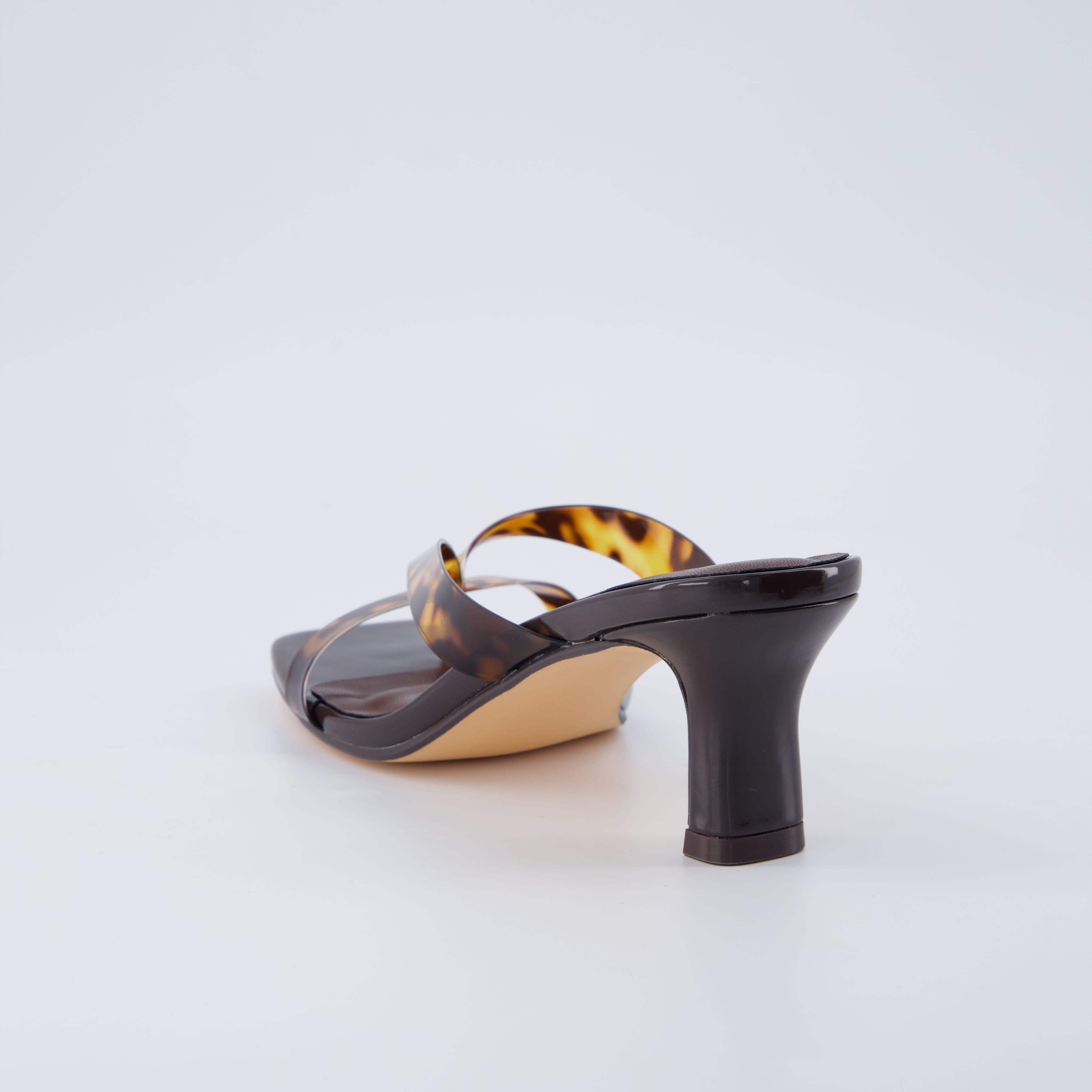 Shana Jelly Strap Heels Tortoise Medium