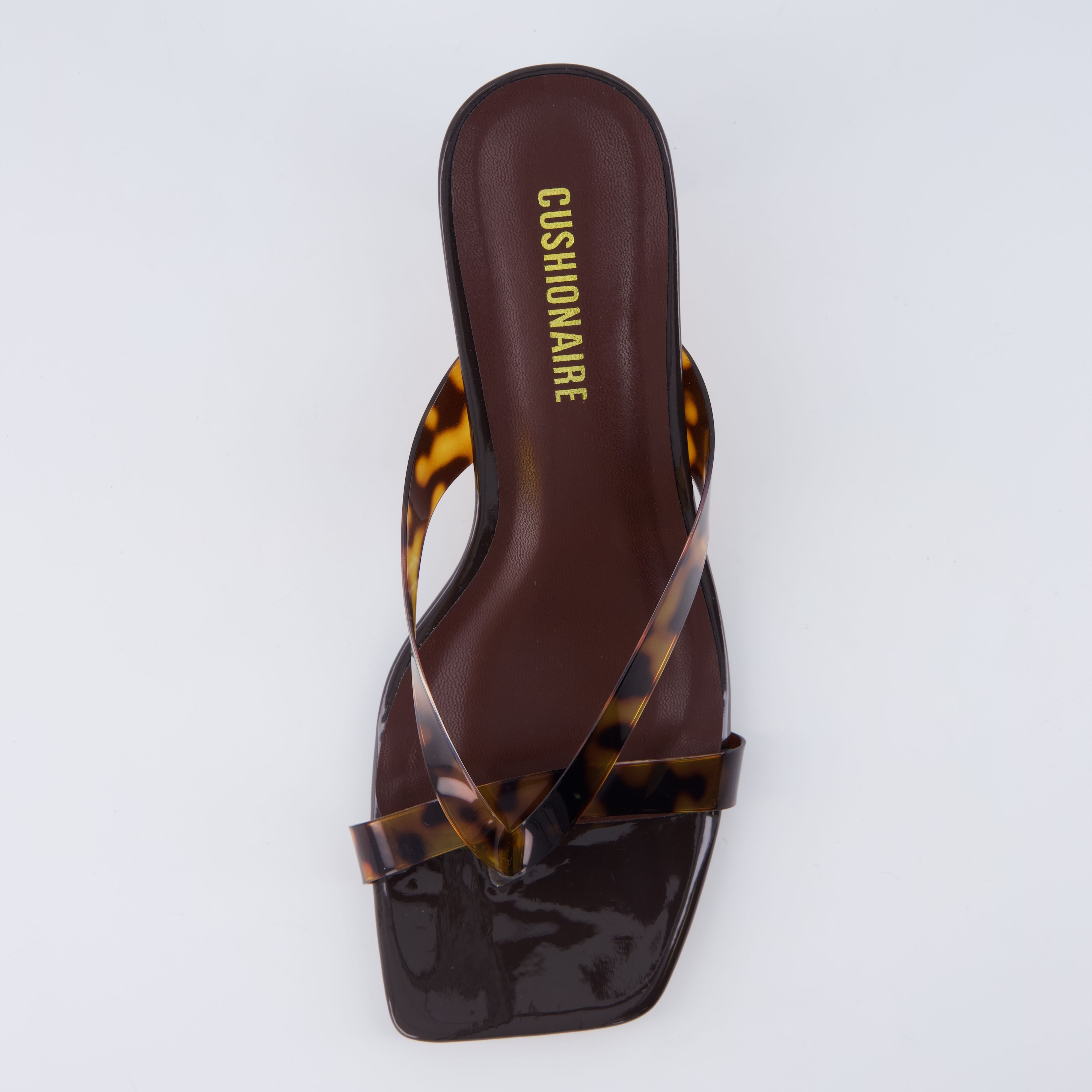 Shana Jelly Strap Heels Tortoise Medium