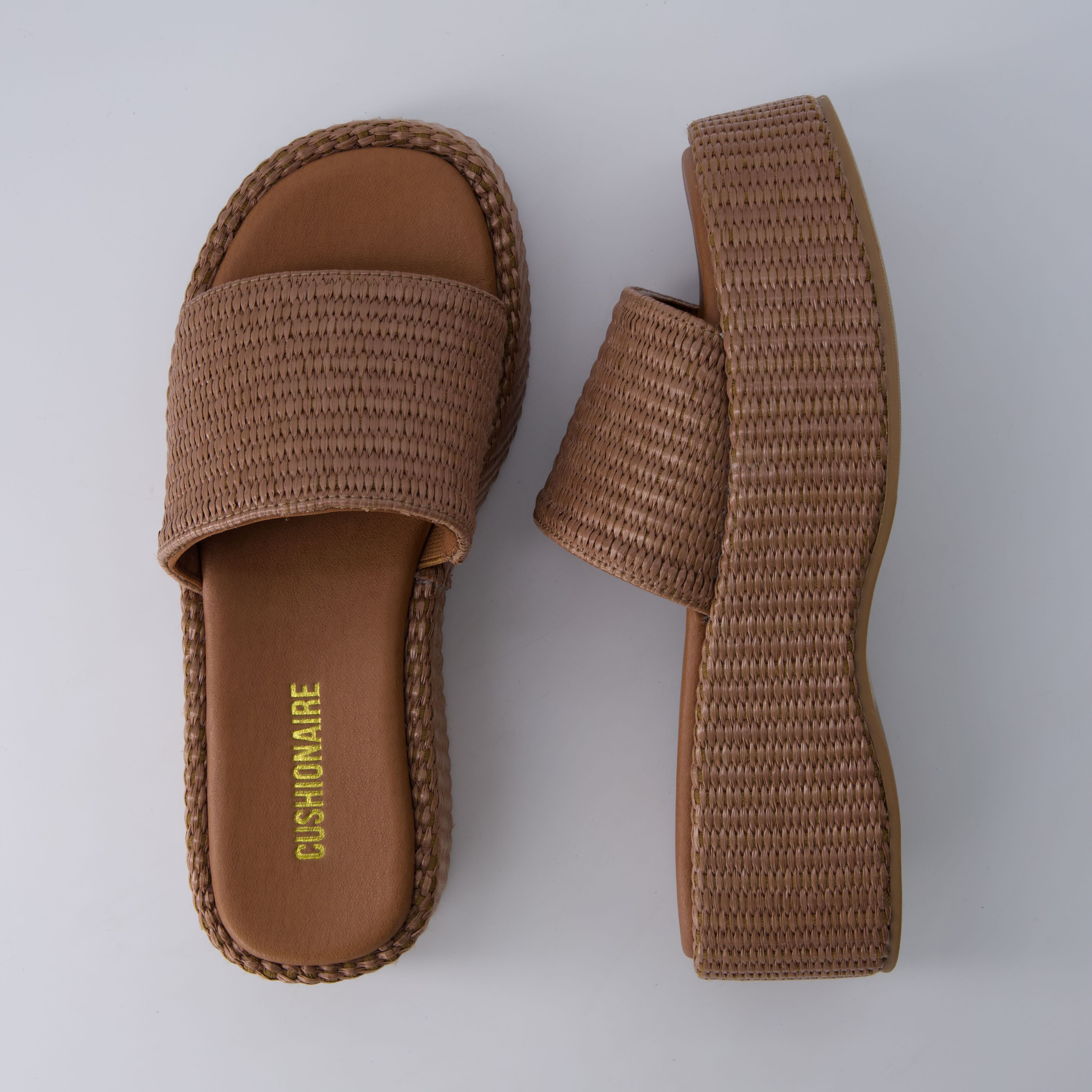 Siren Raffia Platform Sandals