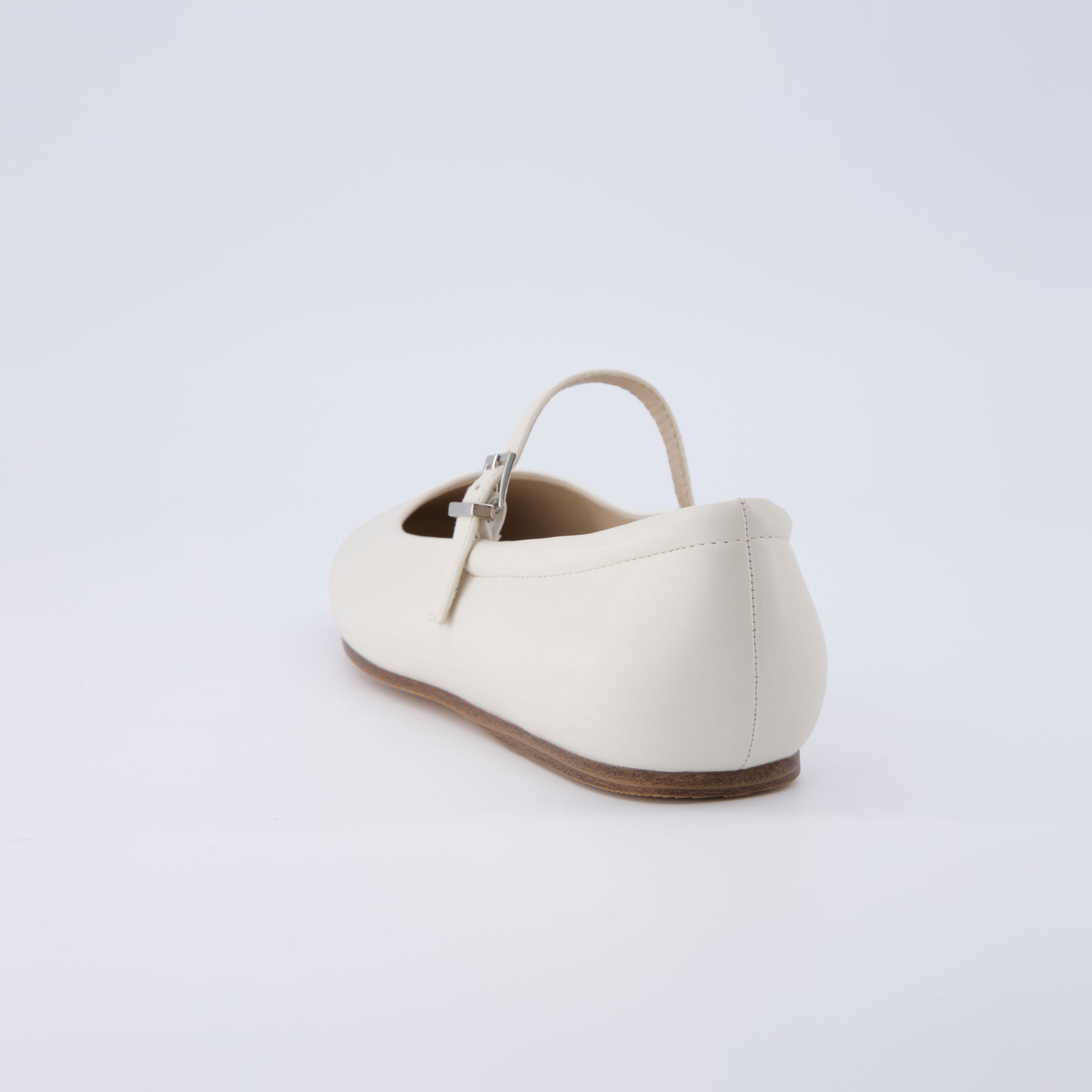 Sleeper Mary Jane Flat Cream