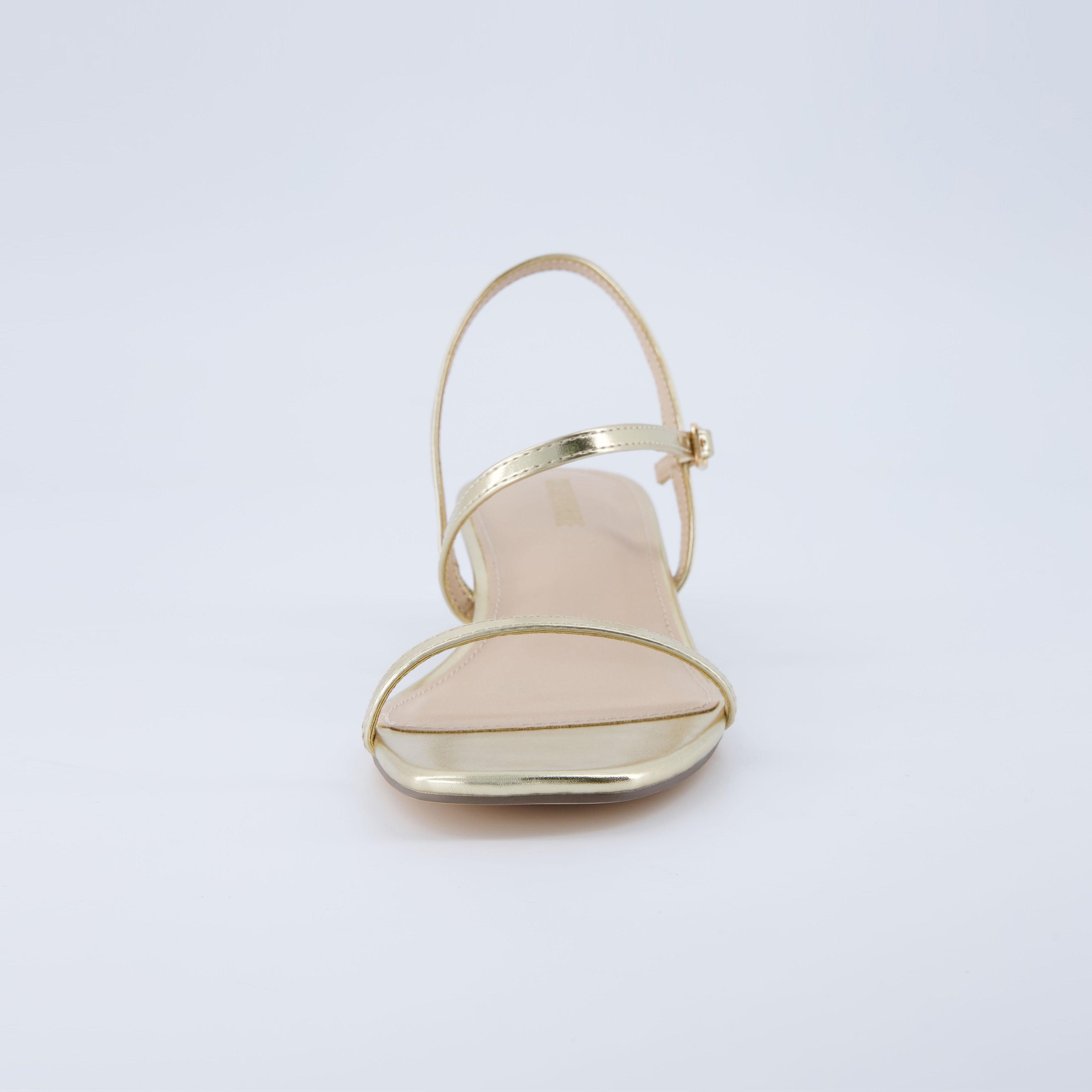 Soprano Kitten Heel Sandal Gold