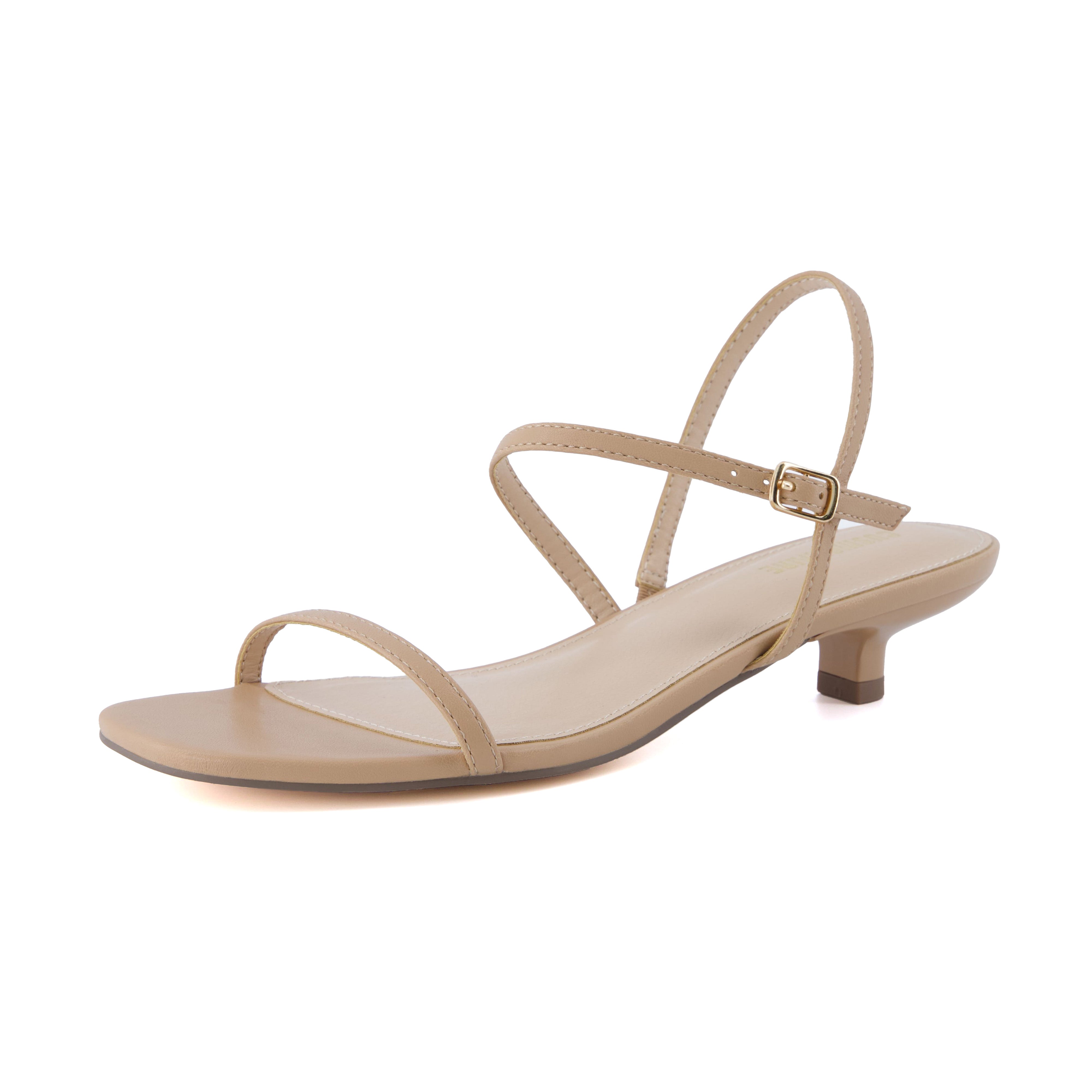 Soprano Kitten Heel Sandal Tan