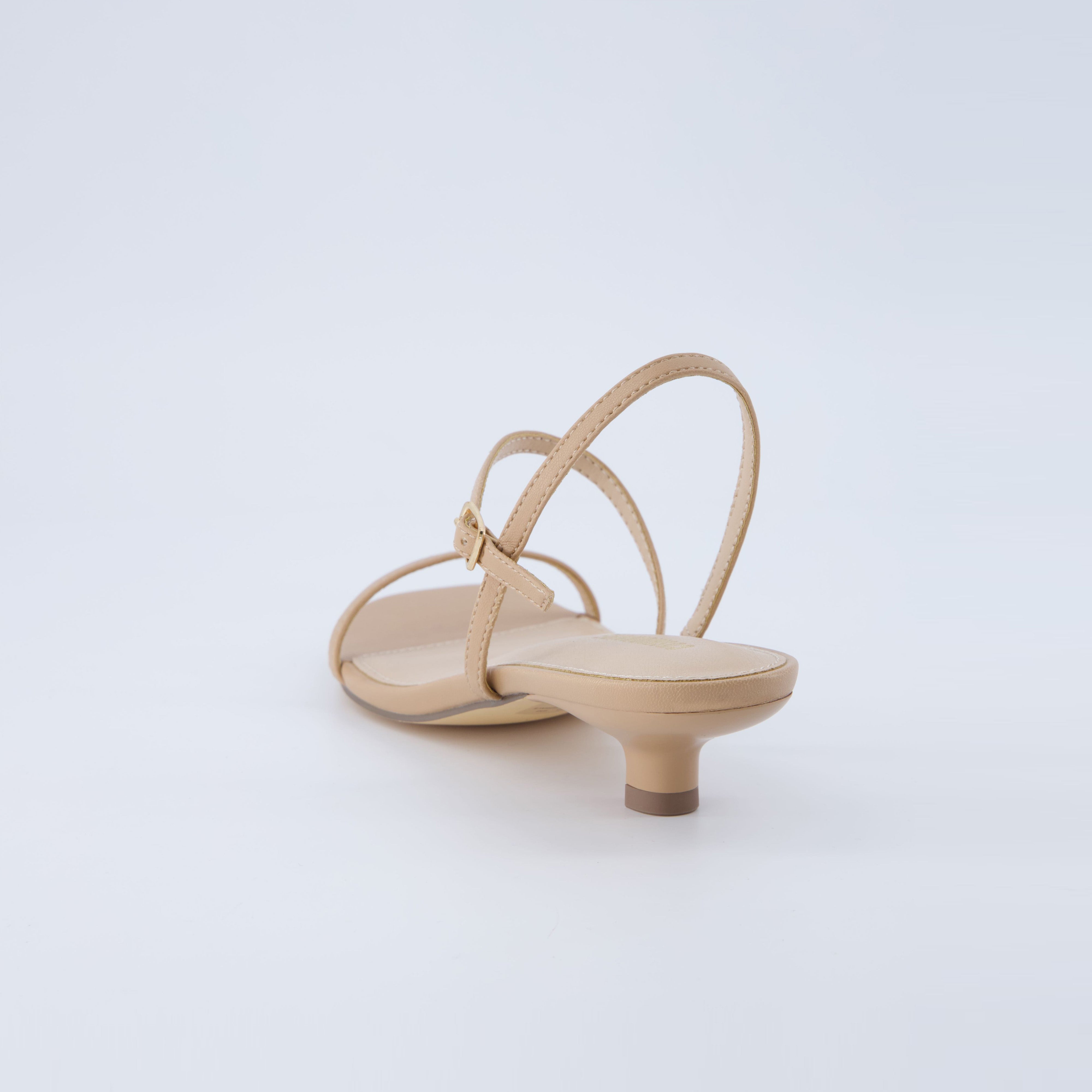 Soprano Kitten Heel Sandal Tan