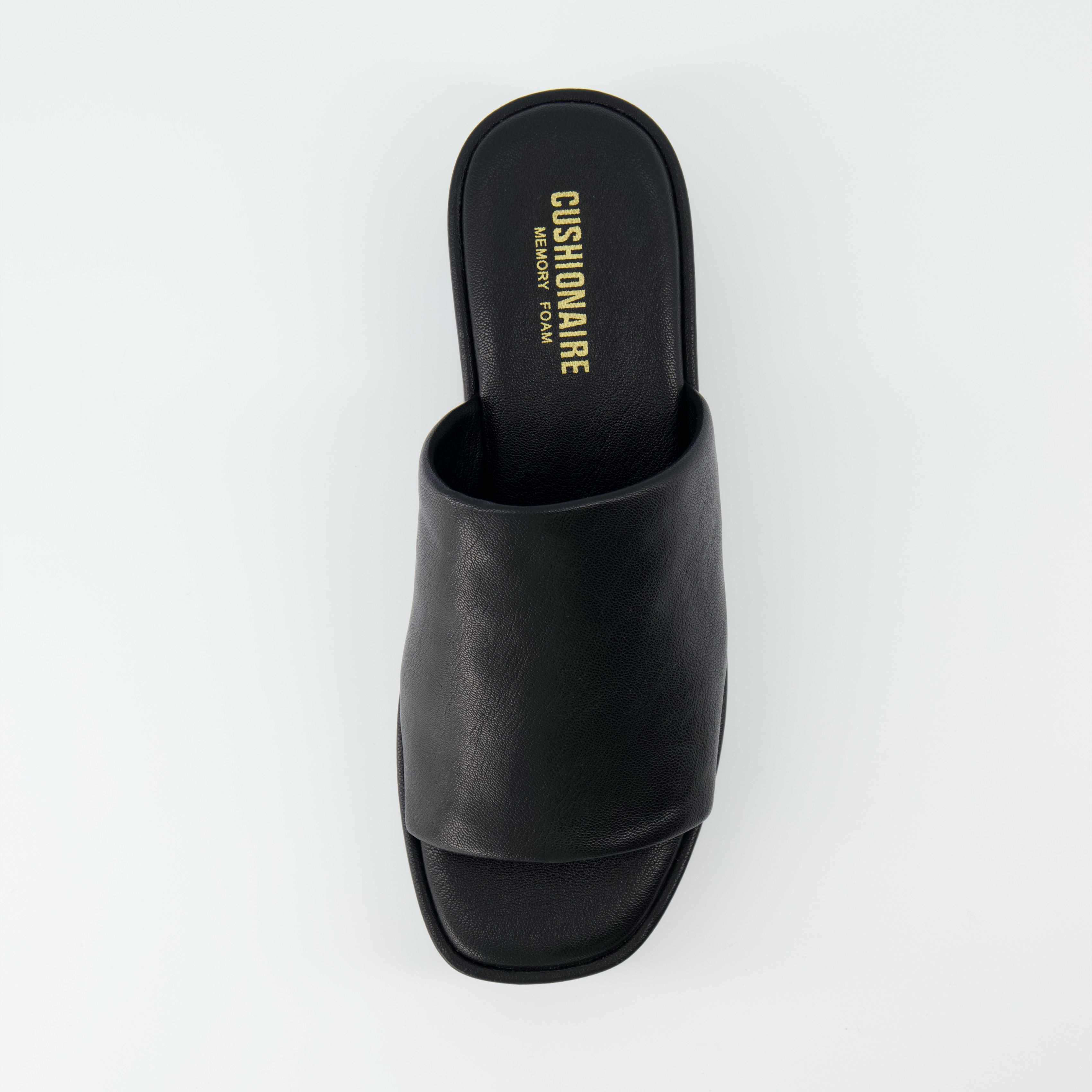 Spin One-Band Platform Sandal Black